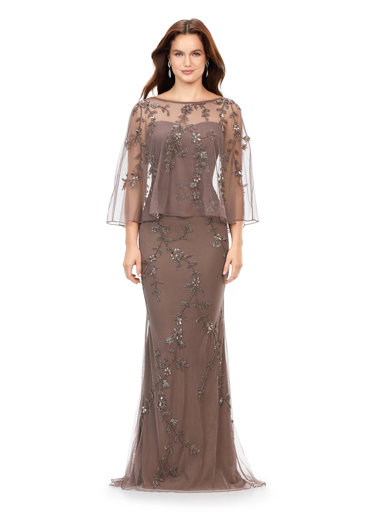 ASHLEYlauren 11211 Women's Elegant Party Dress - Perfect for Evening Events, Weddings & Special Occasions