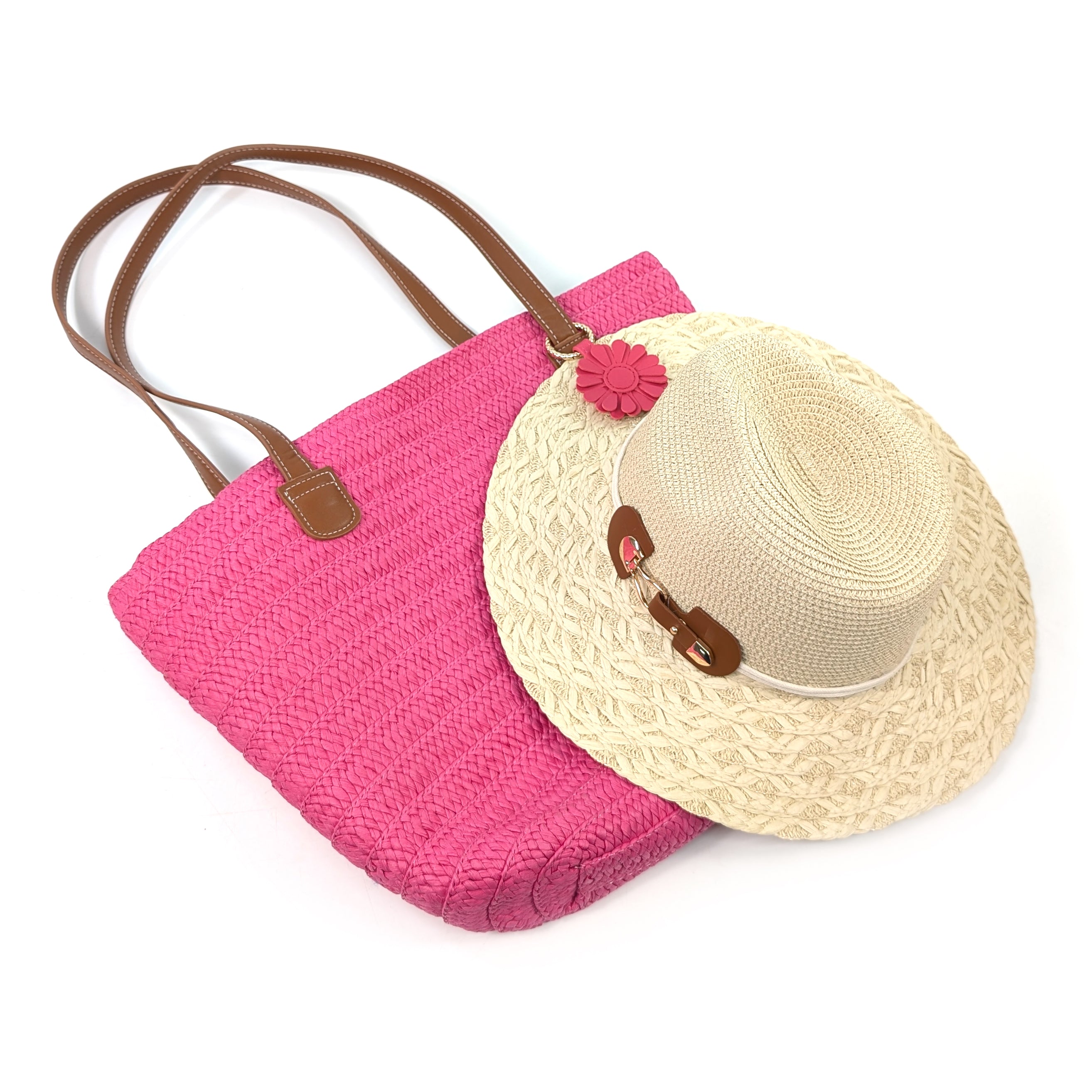 Bright Pink Flower Magnet Holder - Strong Magnetic Hook for Kitchen, Office & Bathroom Organization