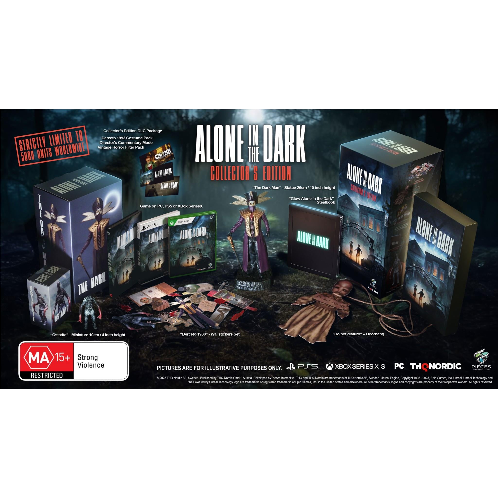 Alone in the Dark Collector's Edition - Limited Horror Game for PC & Consoles - Perfect for Horror Fans & Collectors