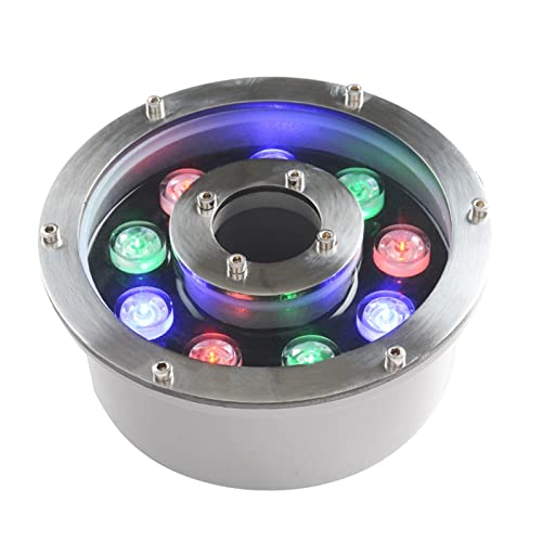 GSZZBHDP ZeZhen 16.4ft RGB LED Strip Lights with Remote - Waterproof IP68 Submersible Pool Lights for Pond, Fountain, Garden & Hotel Decoration - Color Changing Underwater Spot Lights for Outdoor & Indoor Use