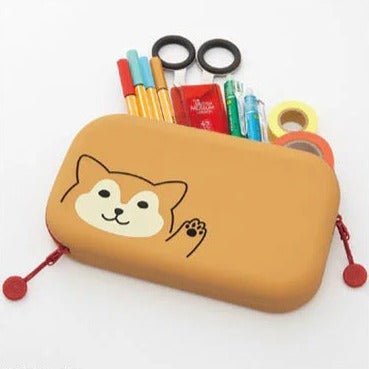 PuniLabo Zipper Pouch by LIHIT LAB - Premium Organizer for Stationery, Cosmetics & Travel Essentials - Perfect for School, Office & Daily Use