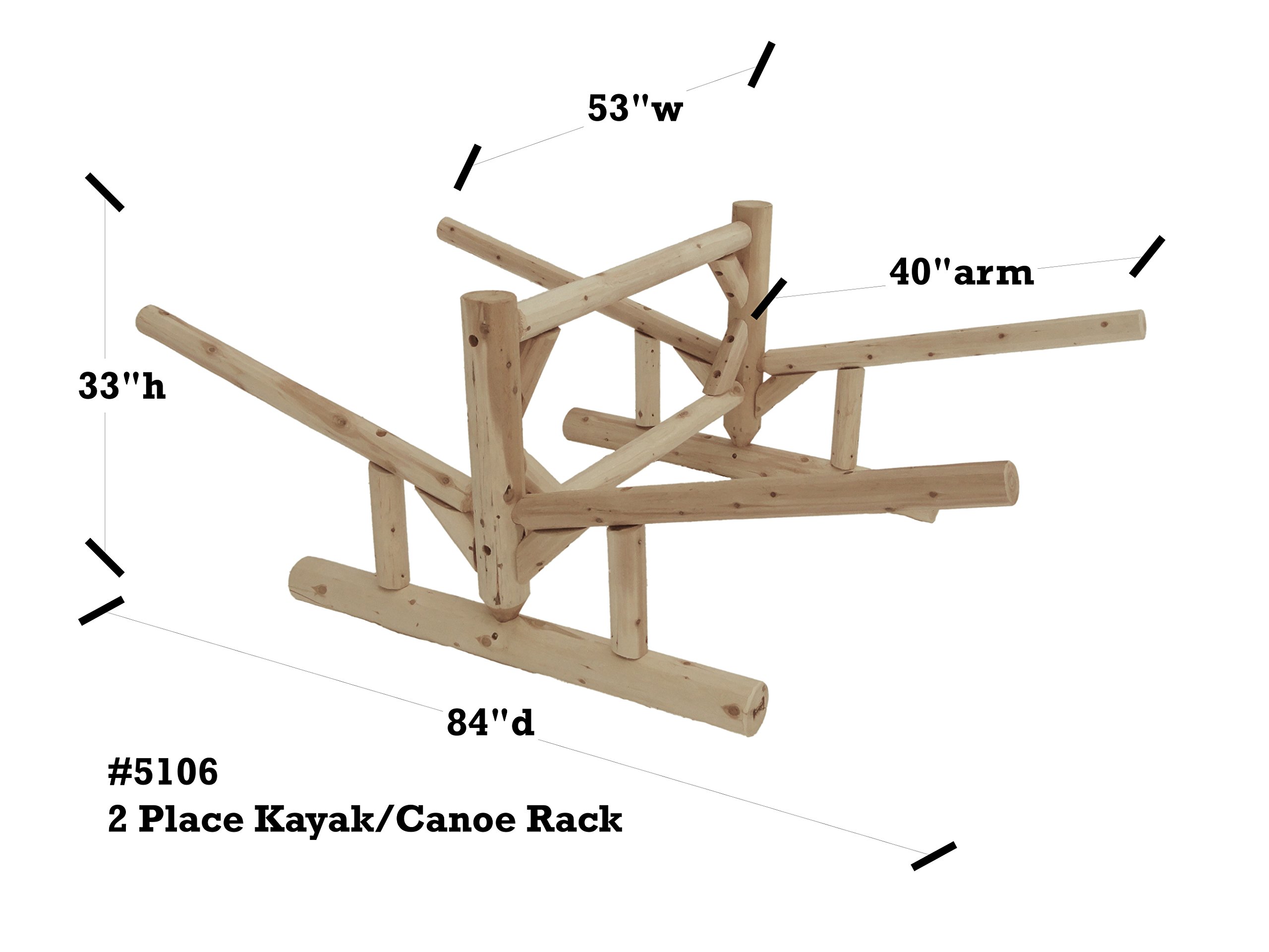 2-Place Kayak & Canoe Storage Rack - Freestanding Paddle Board Holder for Garage & Outdoor Use - Heavy Duty Kayak Stand for Secure Boat, Canoe & SUP Storage - Perfect for Backyard, Dock & Garage Organization