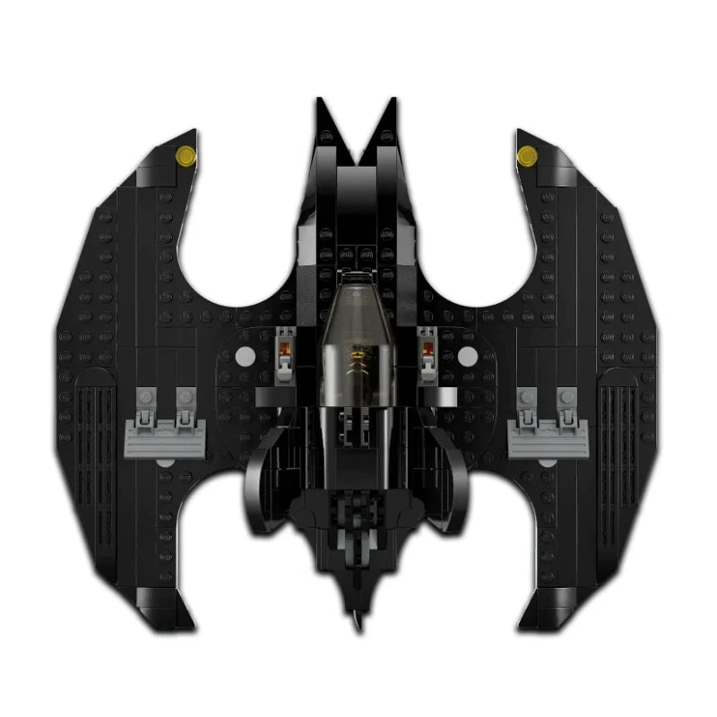 357 Pcs Batwing Building Set - Batman vs The Joker Superhero Battle Playset for Kids | DC Comics Collectible Toy for Creative Play & Superhero Adventures