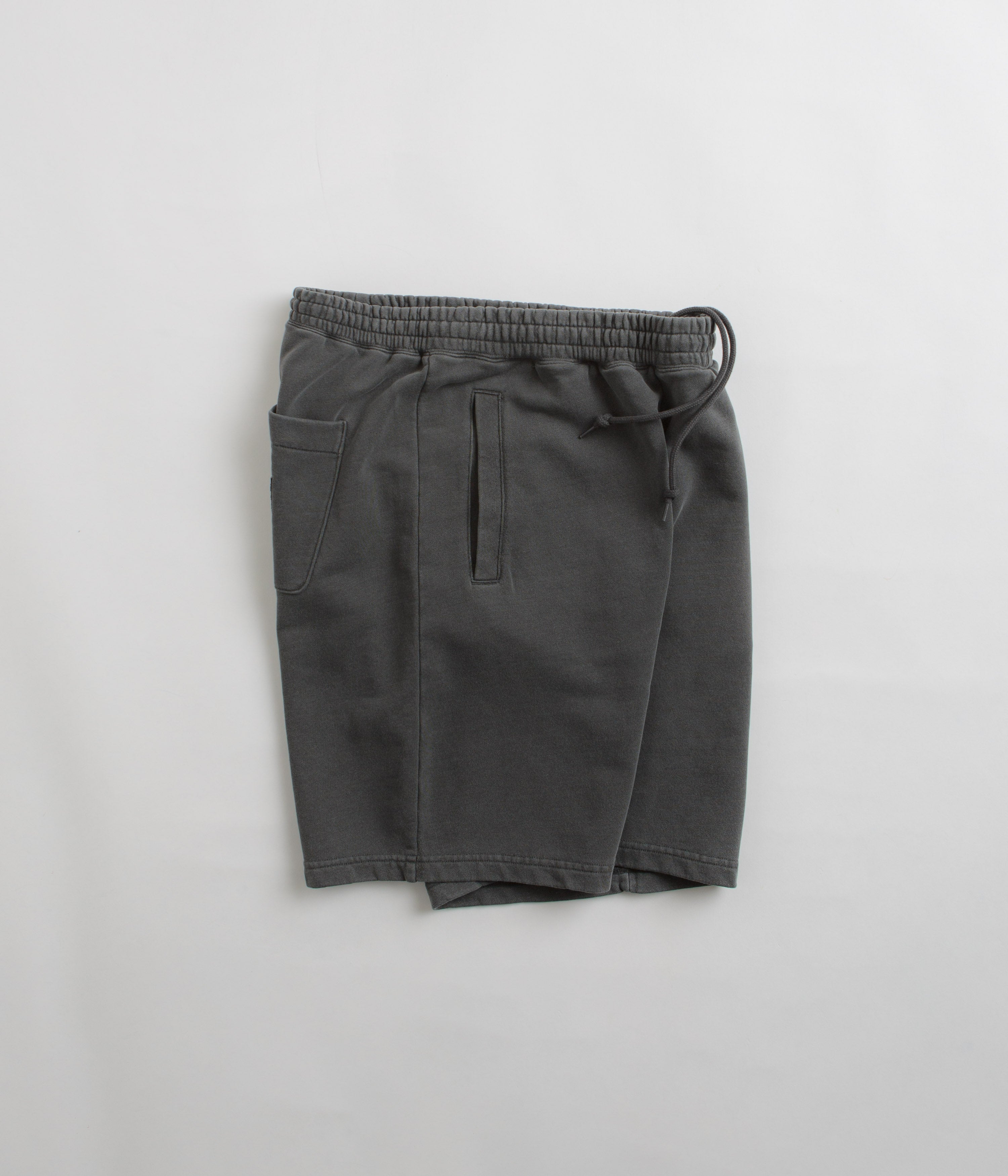Carhartt Nelson Sweat Shorts for Men - Comfortable Athletic Workout Shorts with Pockets, Charcoal Gray - Perfect for Gym, Running, and Casual Wear