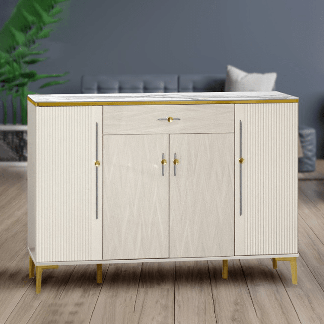 Dulvie 4-Door Shoe Storage Cabinet 140cm - Organize Entryway, Closet & Mudroom | Space-Saving Shoe Rack for Home & Office