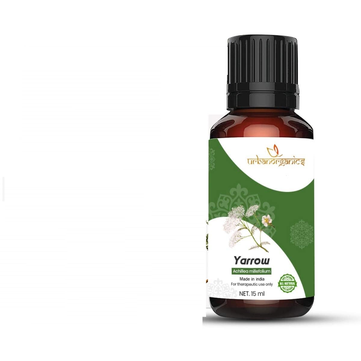 Pure Yarrow Essential Oil - 100% Natural & Undiluted for Anti-Inflammatory, Antiseptic, Wound Healing, Scar Reduction, Acne Treatment & Pain Relief - Perfect for Aromatherapy, Massage & Skincare