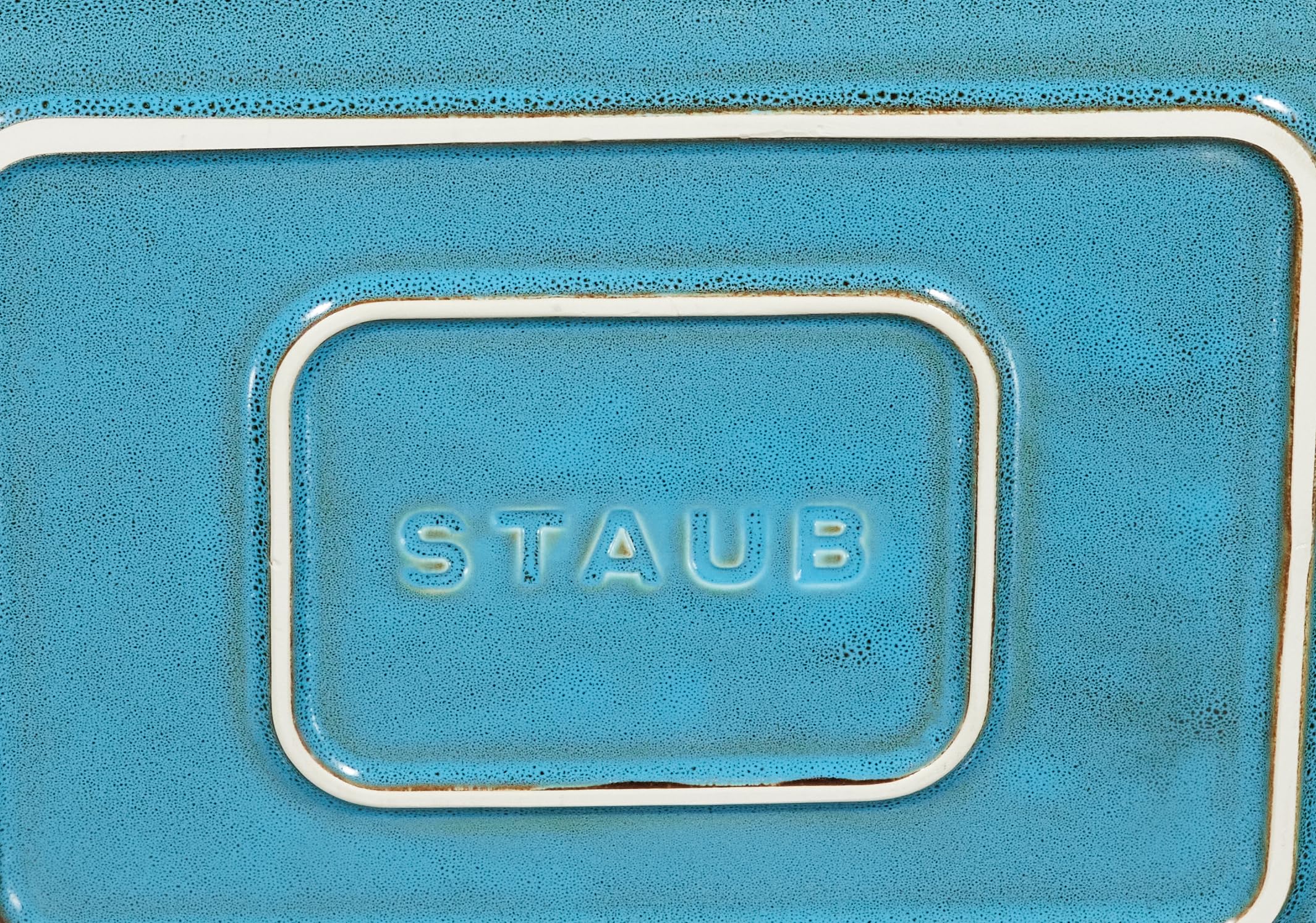 Staub 40511-886 Rectangular Ceramic Au Gratin Dish - 10.6 x 7.9 Inches (27 x 20 cm), Oven & Microwave Safe, Turquoise | Perfect for Baking, Roasting & Serving Casseroles, Lasagna & More