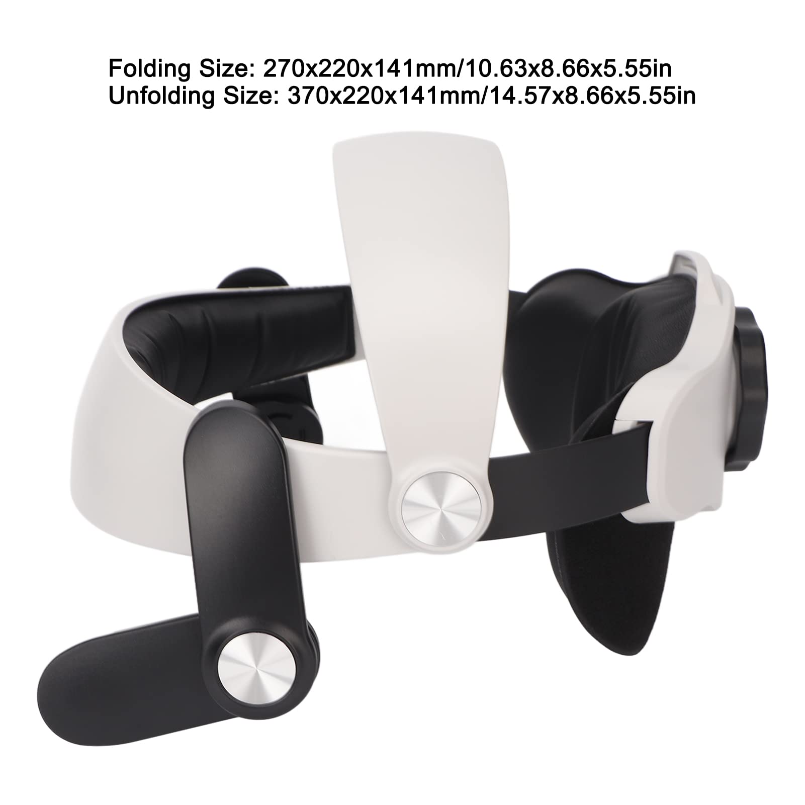 Adjustable VR Head Strap with Foam Padding & ABS Shell - Comfortable Bandeau VR Headset for Gaming, Movies & Virtual Reality Experiences