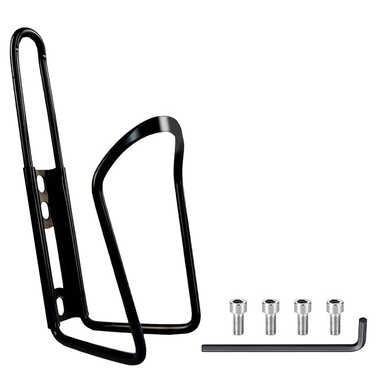 Rayblow 360° Rotating Bike Water Bottle Cage - Lightweight Bicycle Water Bottle Holder for Road, Mountain & Commuter Bikes - Also Fits Strollers & Walkers - Durable Aluminum Alloy Mounting Bracket