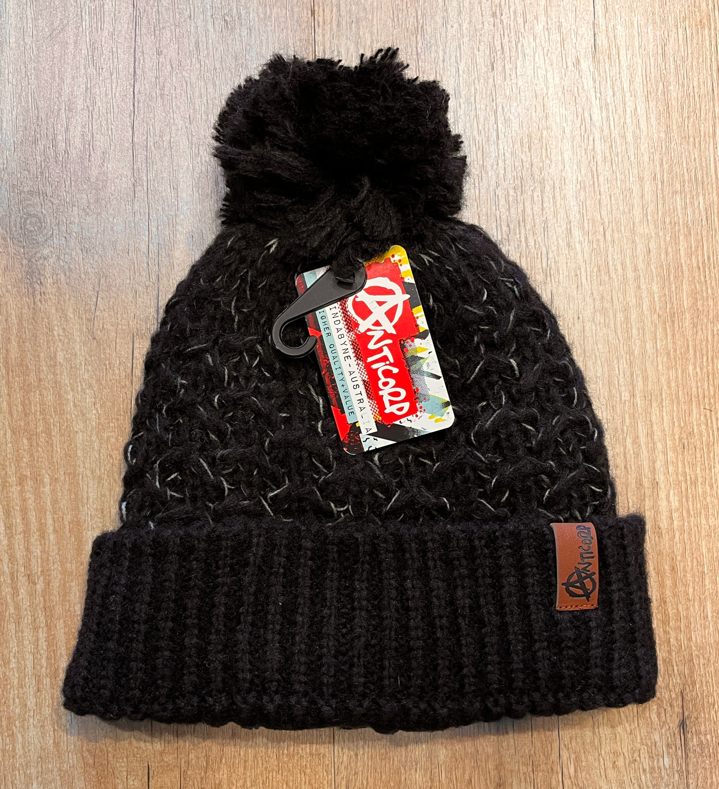 Anticorp Diamond Lined Beanie Hat for Men & Women - Winter Warm Fleece Lined Skull Cap - Perfect for Skiing, Snowboarding & Outdoor Activities