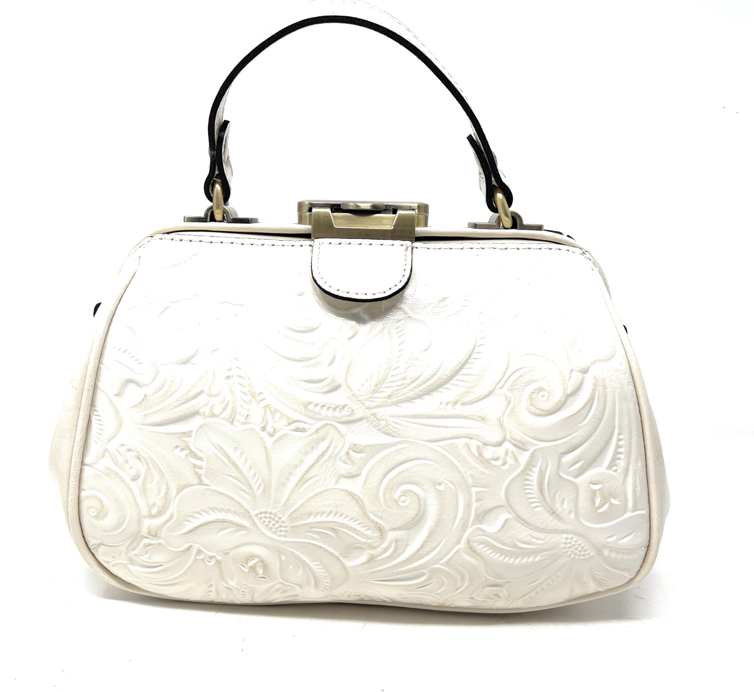 Patricia Nash Gracchi Genuine Leather Satchel Handbag for Women - Stylish Crossbody Purse for Work, Travel & Everyday Use