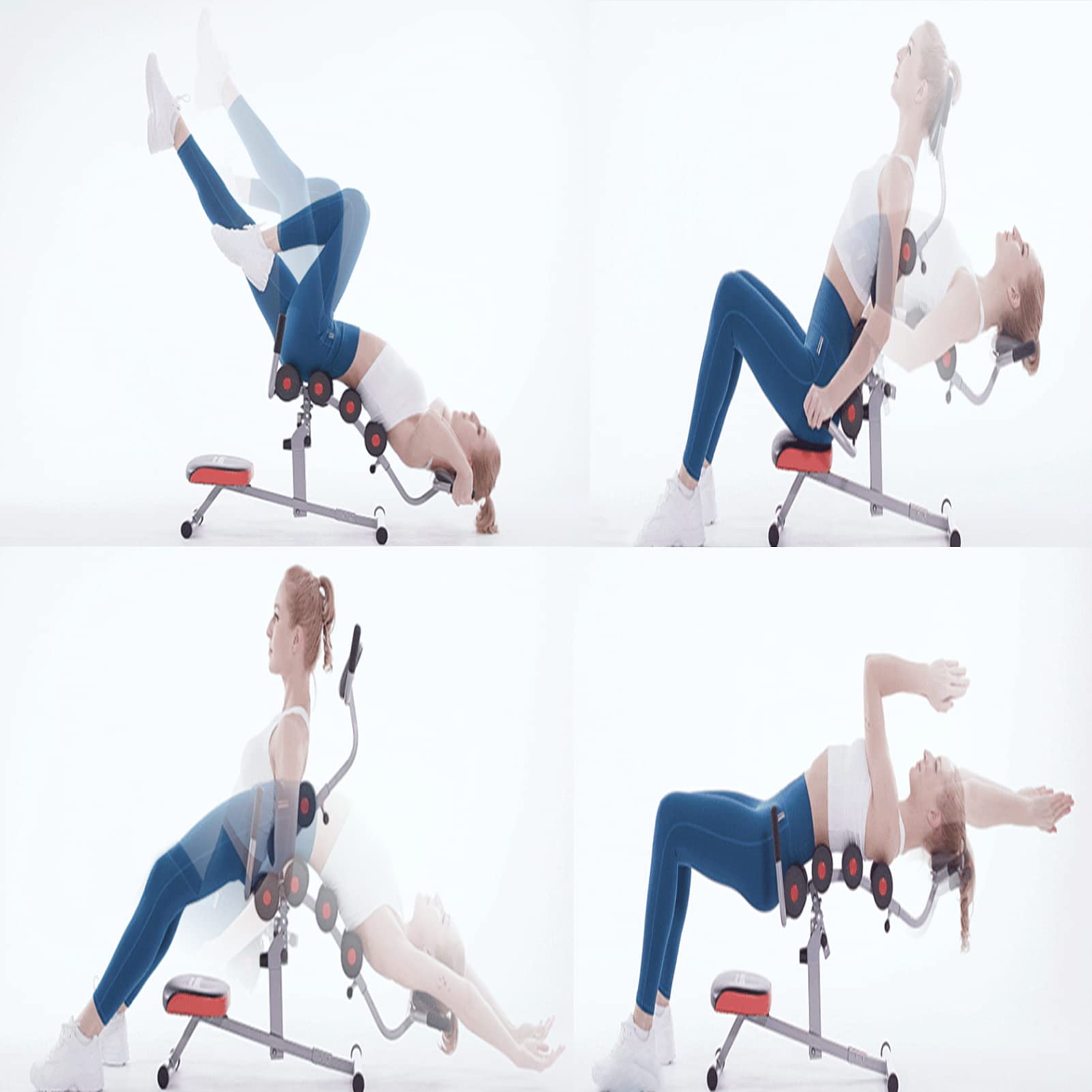Best Inversion Table for Back Pain Relief - Heavy Duty 350lbs Capacity, Improve Posture & Spinal Decompression - Home & Gym Use for Neck Pain, Sciatica & Herniated Disc Recovery