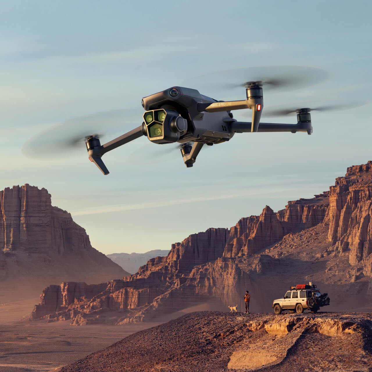 DJI Mavic 3 Pro Drone with DJI RC - 4K Camera, 5.1K Video, 46 Mins Flight Time, Omnidirectional Obstacle Sensing - Perfect for Aerial Photography, Travel Vlogging & Outdoor Adventures