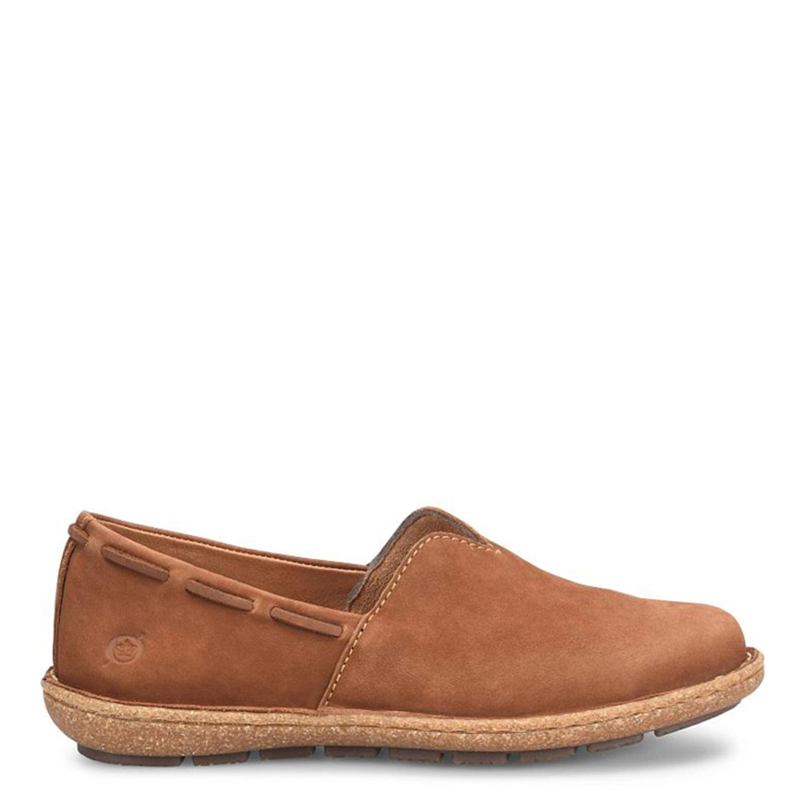 BORN Women's Naya Leather Slip-On Boat Shoes - Comfortable Casual Loafers for Walking, Travel & Everyday Wear
