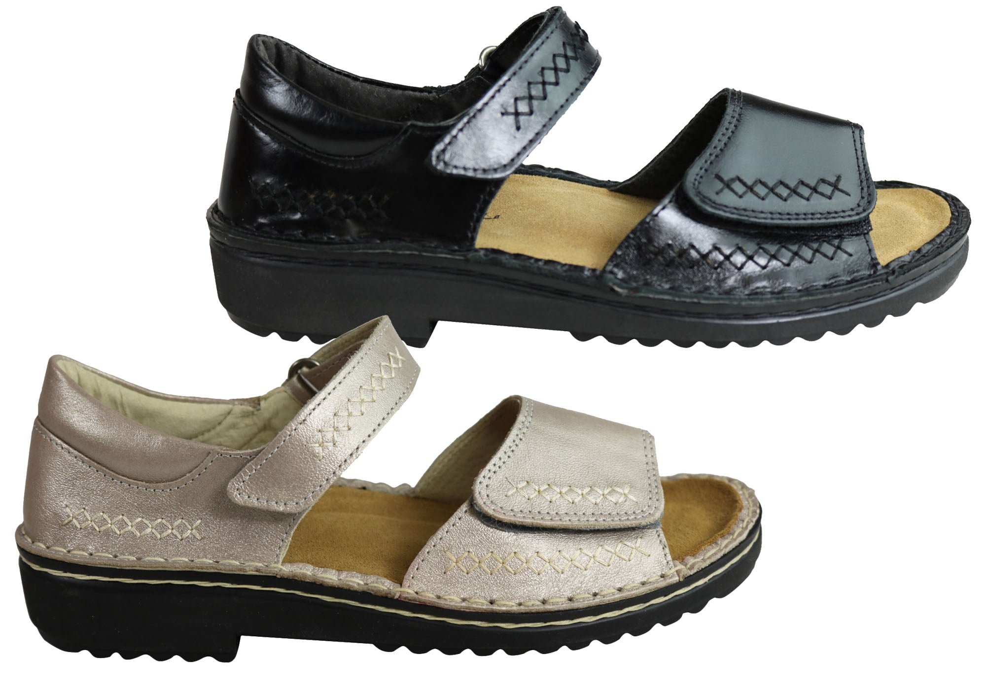 Naot Norel Women's Comfort Cushioned Orthotic Friendly Leather Sandals - Supportive Walking Shoes for Travel, Work & Everyday Wear