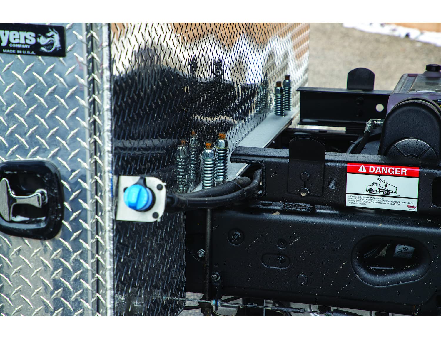 Buyers Products 3008086 Black Backpack Box Mount Kit - Heavy Duty Truck & Van Storage Solution for Tools & Equipment