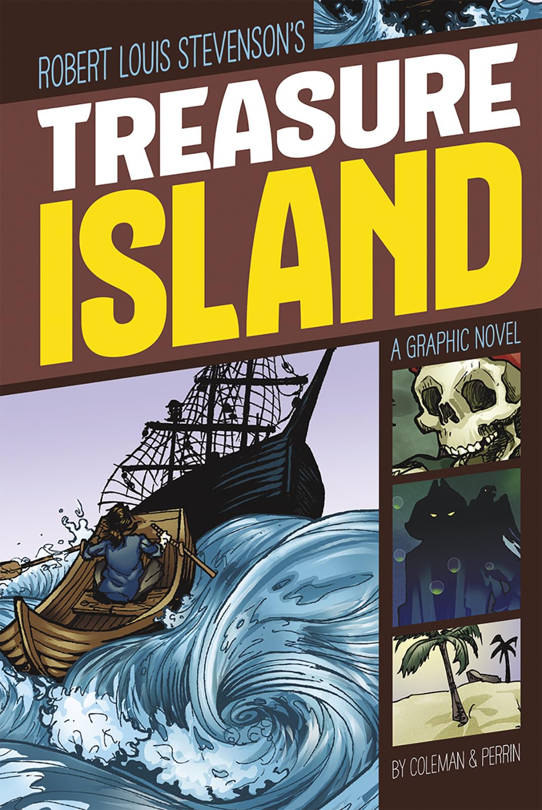 Treasure Island by Robert Louis Stevenson - Illustrated Graphic Novel | Classic Adventure Book for Kids & Teens | Perfect for Reading, Gifts & Classroom Use