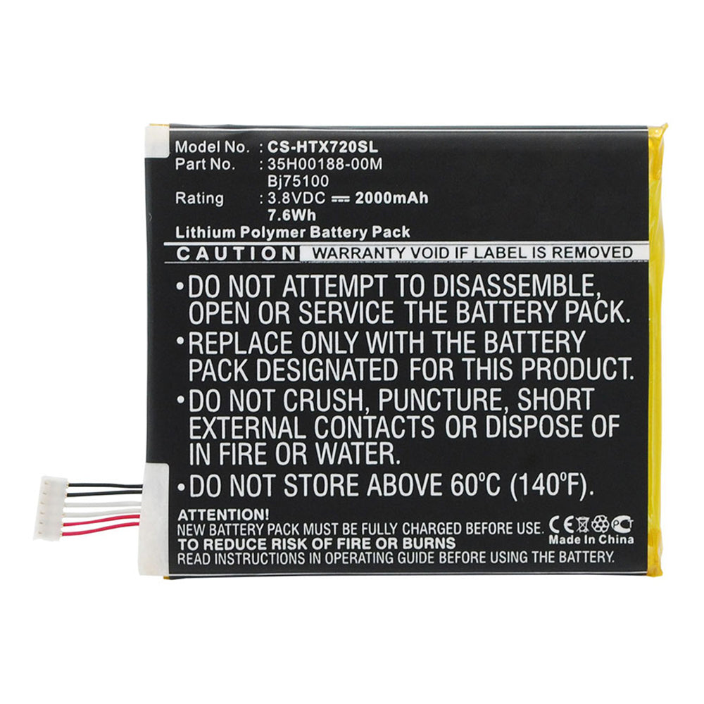 Original HTC One XL 4G Replacement Battery - 3.9V 2000mAh Li-Polymer Battery for Extended Power - Perfect for Travel, Work & Everyday Use