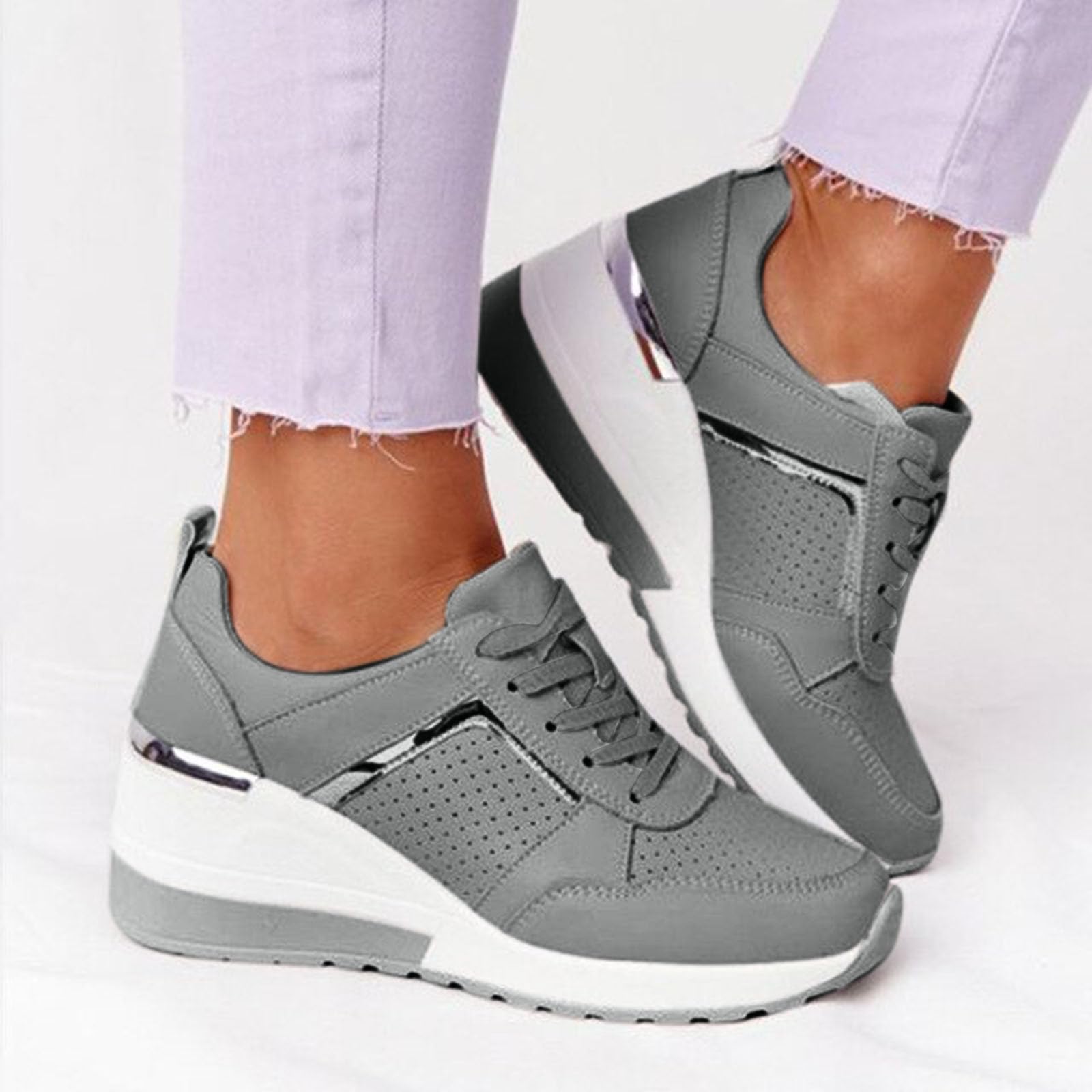 Women's Slip-On Running Shoes - Lightweight Tennis & Gym Shoes for Women - Perfect for Jogging, Workouts & Casual Wear