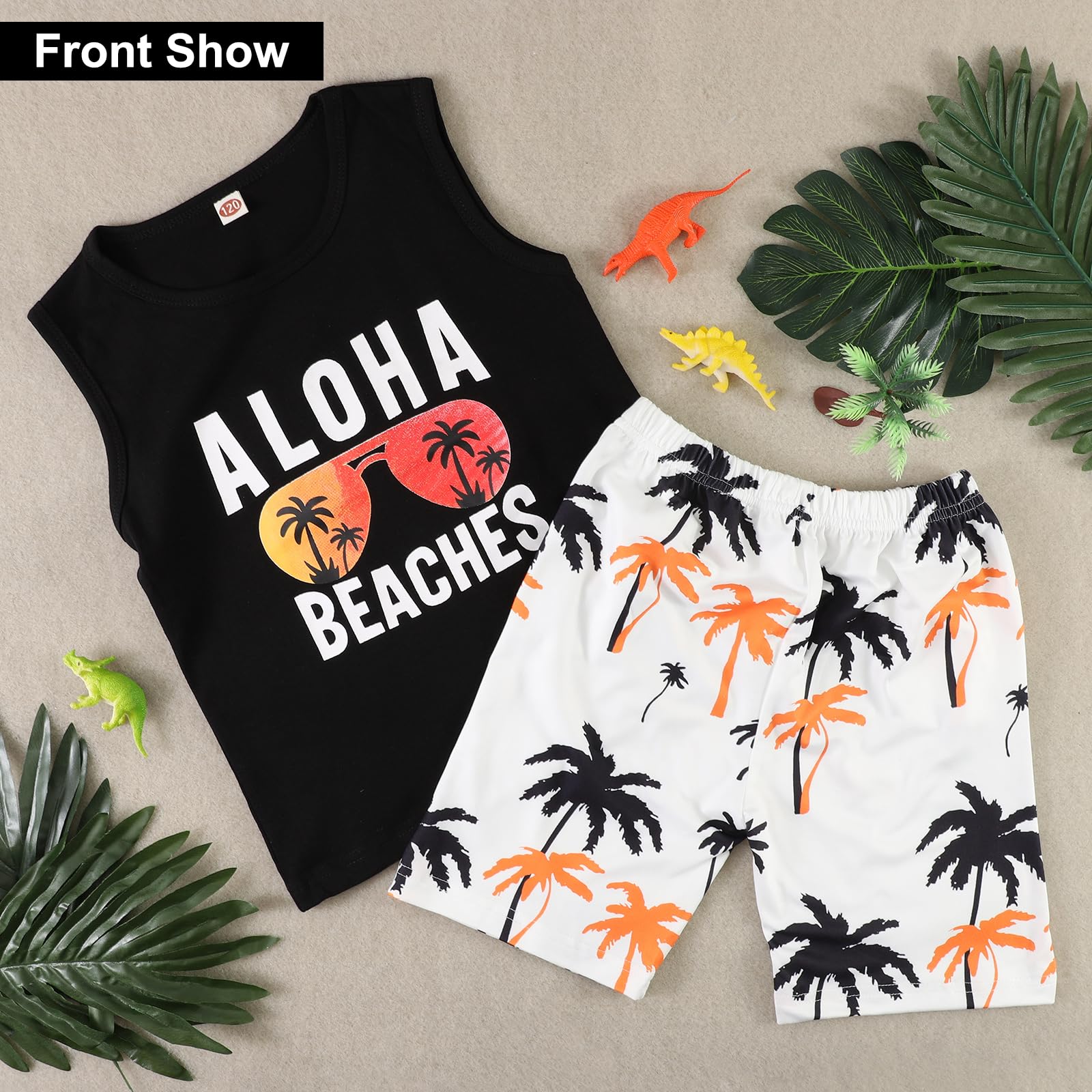 Dinosaur Themed Summer Outfits for Toddler Boys - Cute Shirt & Shorts Set with Pocket - Perfect for Playtime, Daycare & Outdoor Adventures