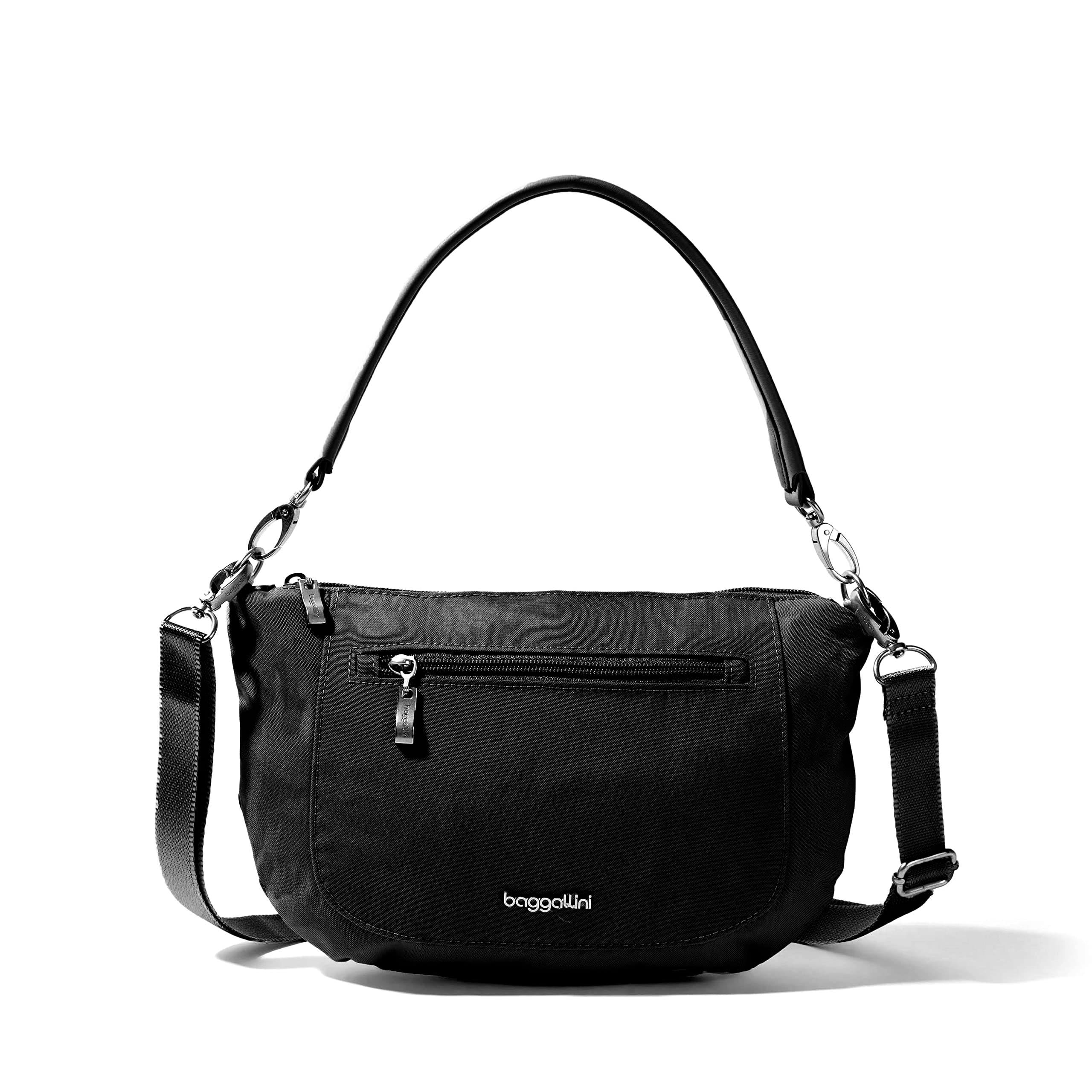 Baggallini Modern Everywhere Half Moon Crossbody Bag - Stylish & Lightweight Purse for Women | Perfect for Travel, Shopping & Everyday Use