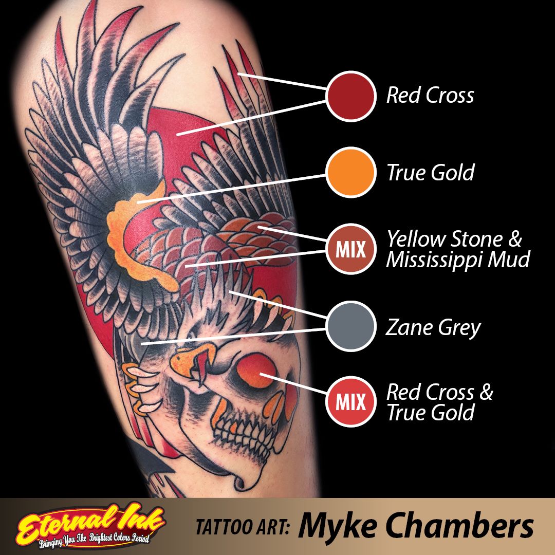 Eternal Ink Tattoo Supplies - Myke Chambers & Zane Grey Signature Series - Professional Tattoo Ink for Artists - Perfect for Studio, Convention & Tattoo Competitions