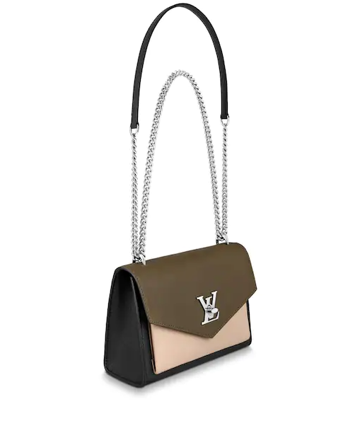 Louis Vuitton MyLockMe BB Crossbody Bag in Laurier Toffee & Black - Stylish Shoulder Purse for Women, Perfect for Work, Travel & Everyday Use