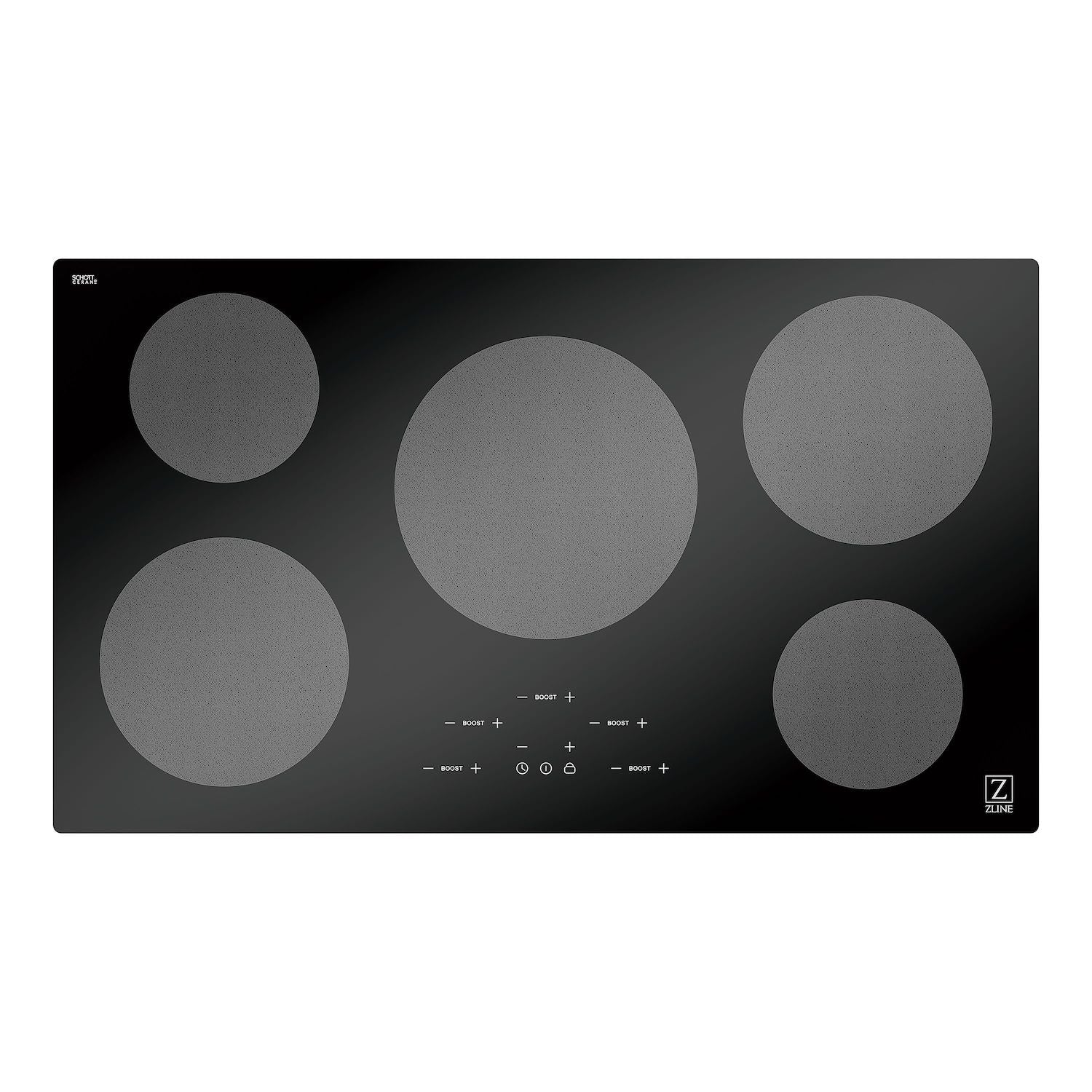 ZLINE 36 Inch 5-Burner Induction Cooktop with Touch Controls - RCIND 36 | Fast Heating & Precise Cooking | Perfect for Home Chefs & Modern Kitchens