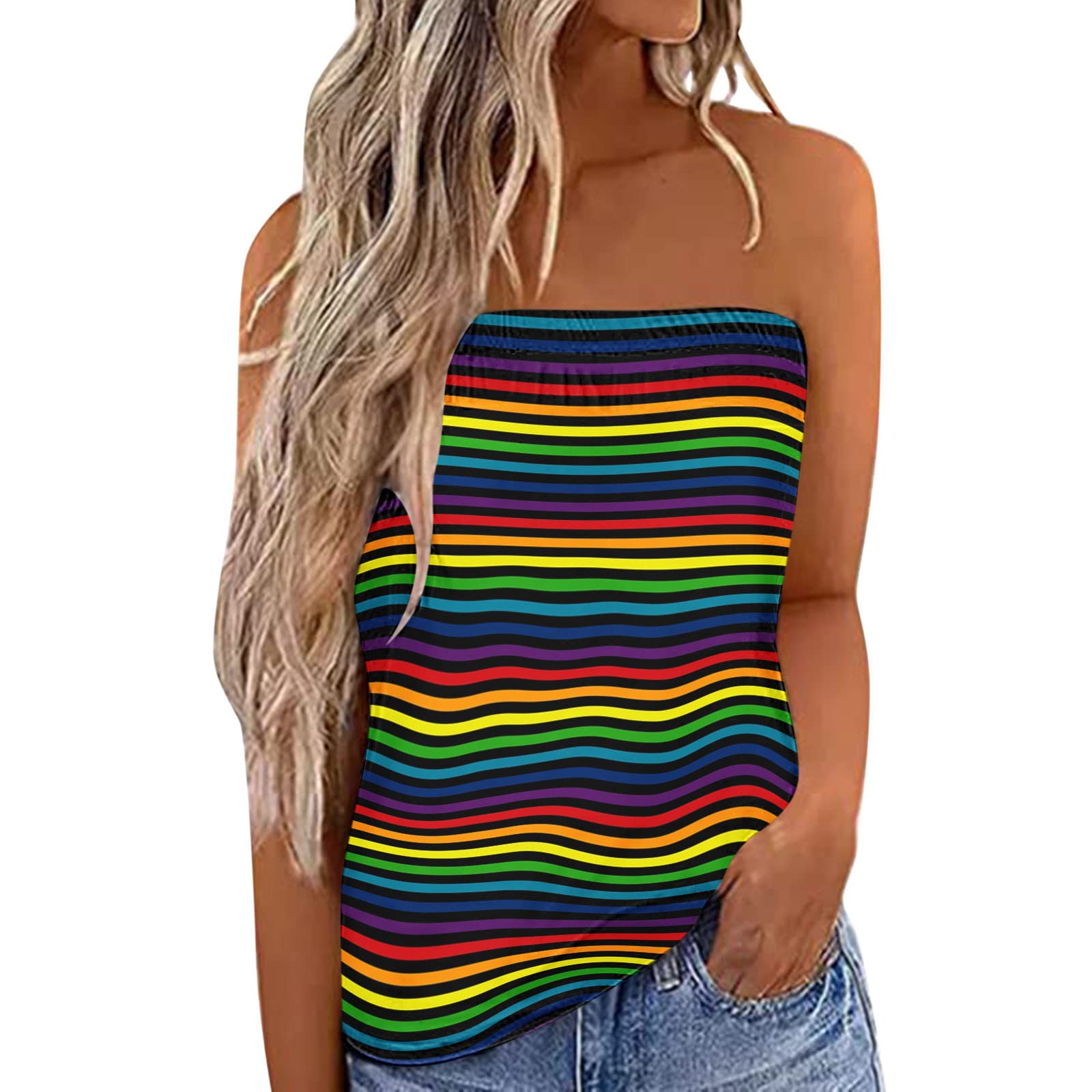 Women's Casual Summer Sleeveless Cute Twist Knot Waffle Knit Shirt - Breathable Tank Top for Beach, Vacation & Everyday Wear