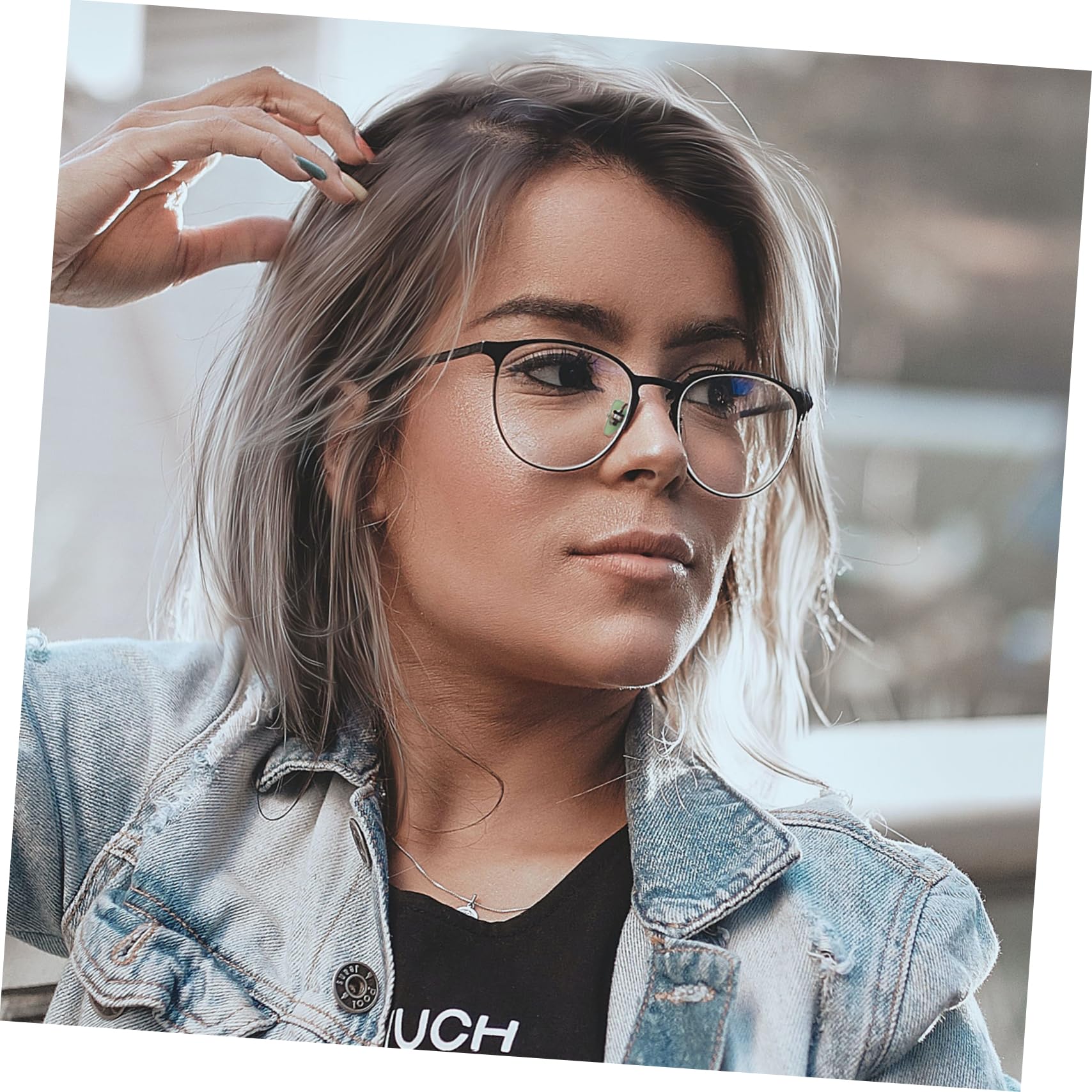 HOMSFOU 6 Pairs Clear Glasses Nose Pads - Soft Silicone Nose Bridge Cushions for Eyeglasses & Sunglasses - Comfortable Anti-Slip Nose Pads for Reading Glasses, Computer Glasses, and Fashion Shades (Ideal for All-Day Wear & Outdoor Activities)