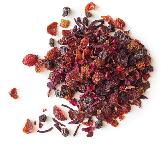Bulk Hibiscus Berry Tea - Organic Loose Leaf Herbal Tea for Iced Tea & Detox - Perfect for Relaxation & Wellness