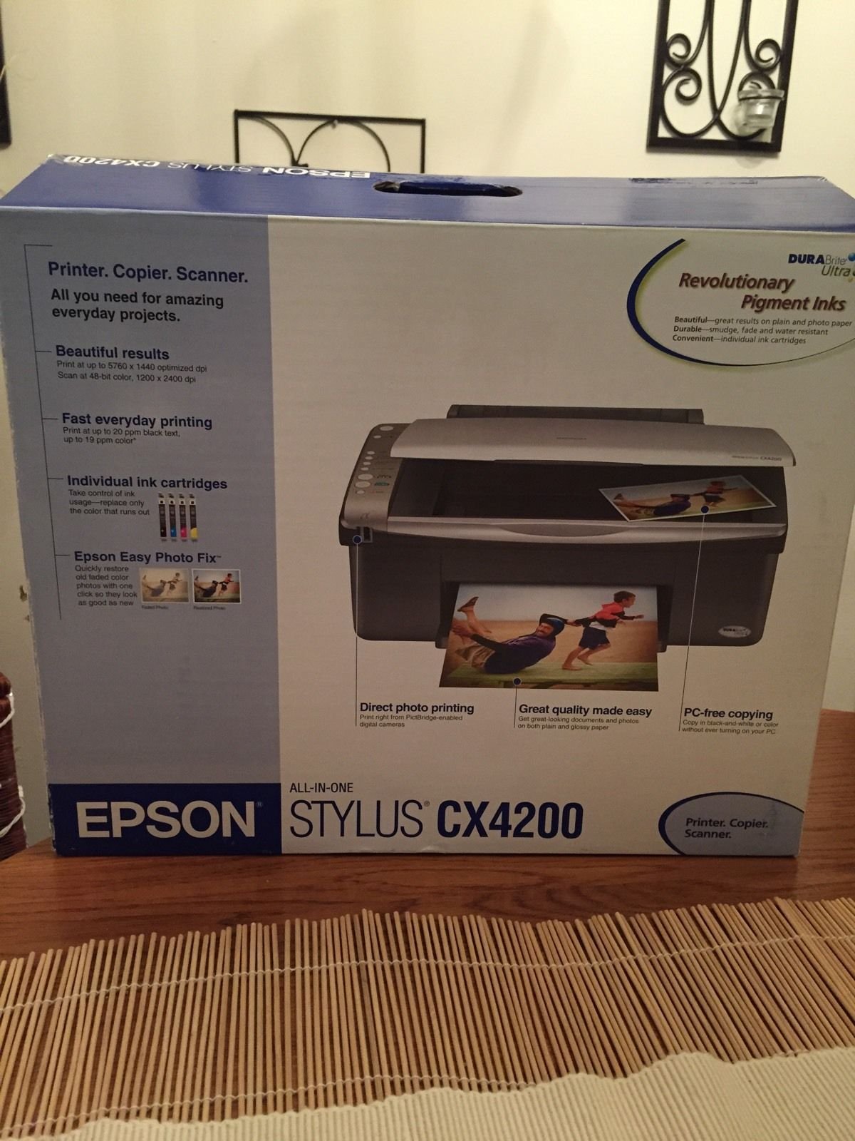 Epson Stylus CX4200 All-in-One Inkjet Printer - Print, Scan, Copy | Home Office & Small Business Use