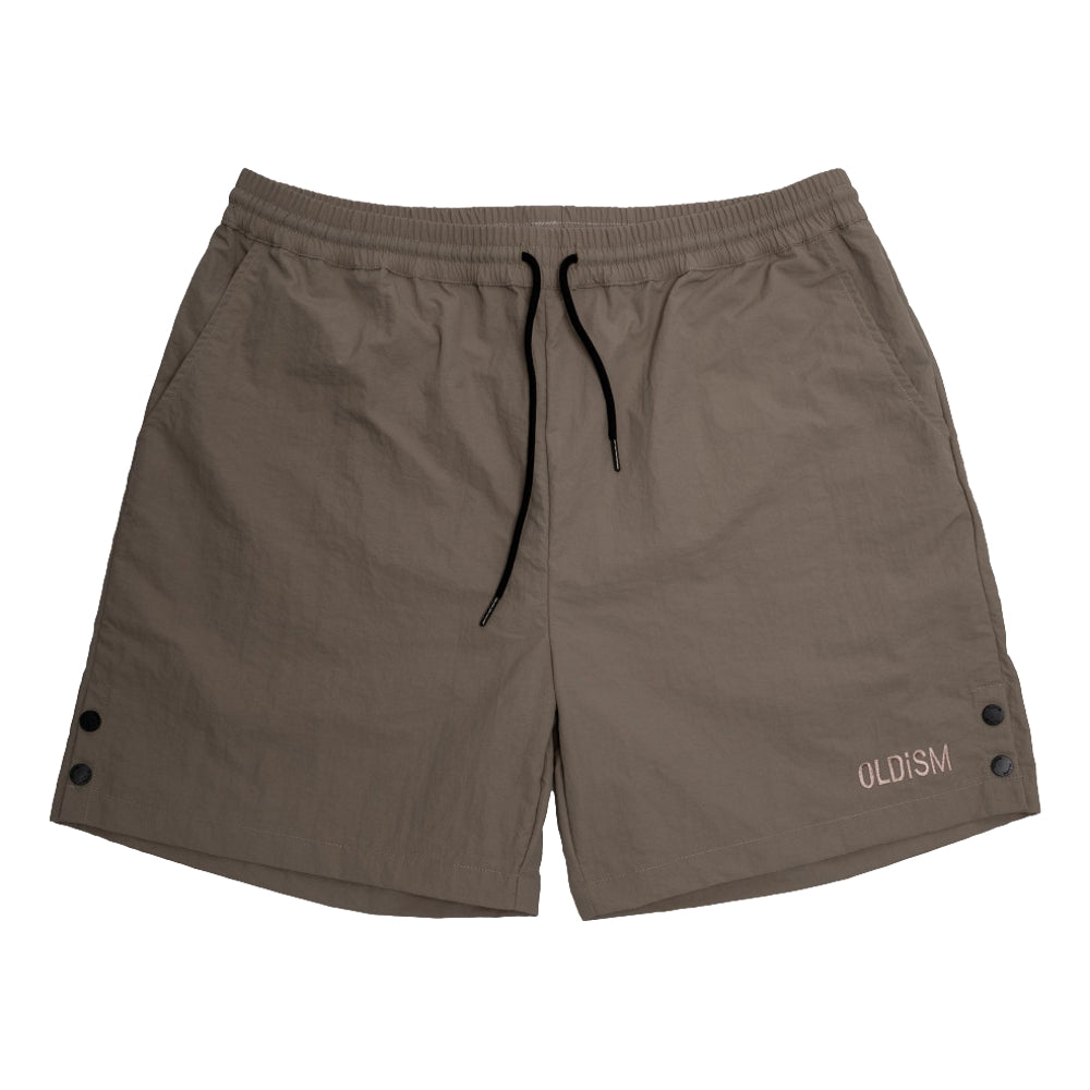 Oldism Nylon Vacation Shorts Brown - Lightweight Quick-Dry Travel Shorts for Men, Perfect for Beach, Hiking & Summer Outdoor Activities