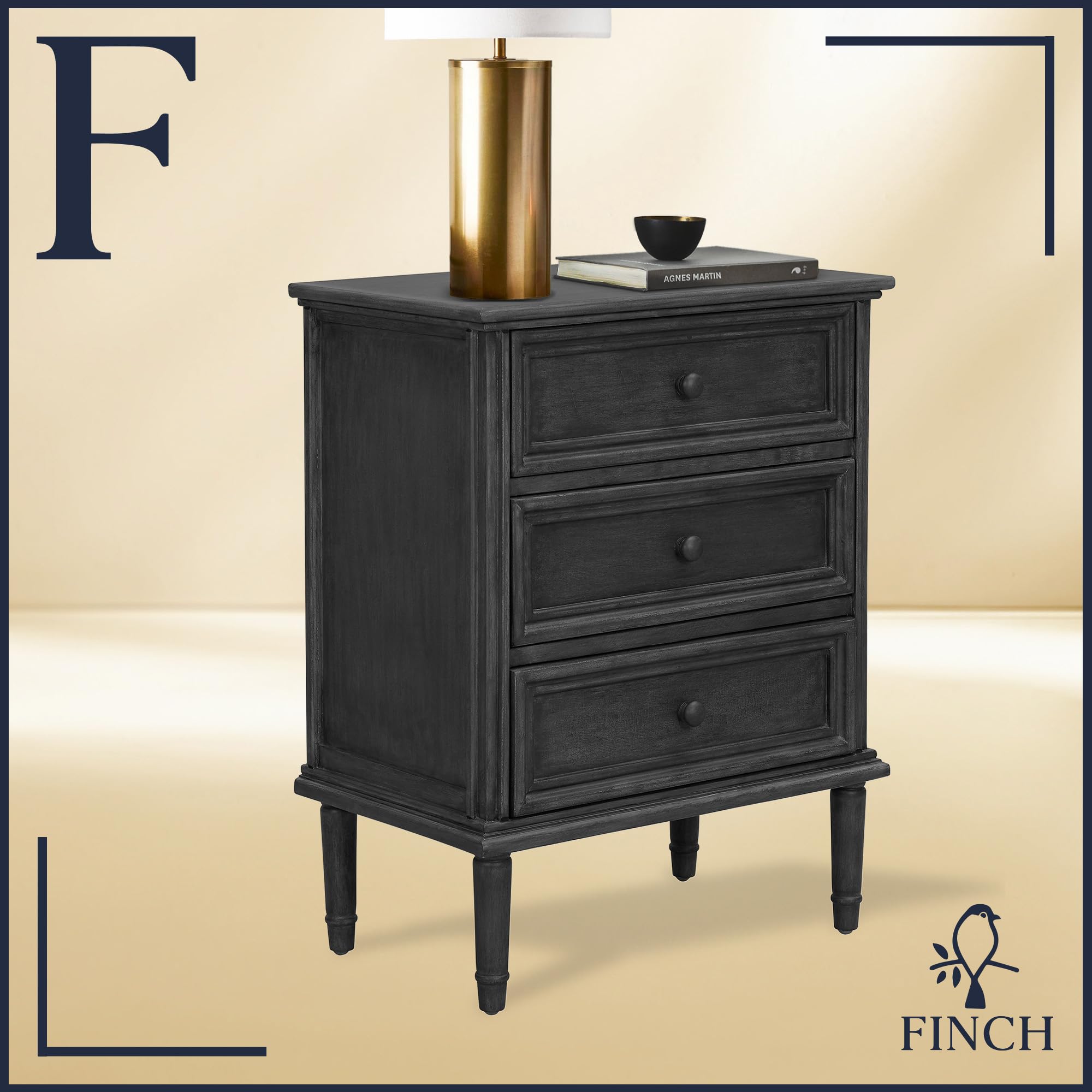 Finch Webster Storage Cabinet - Gray Organizer for Home, Office & Closet | Durable & Stylish Storage Solution for Books, Toys & Supplies