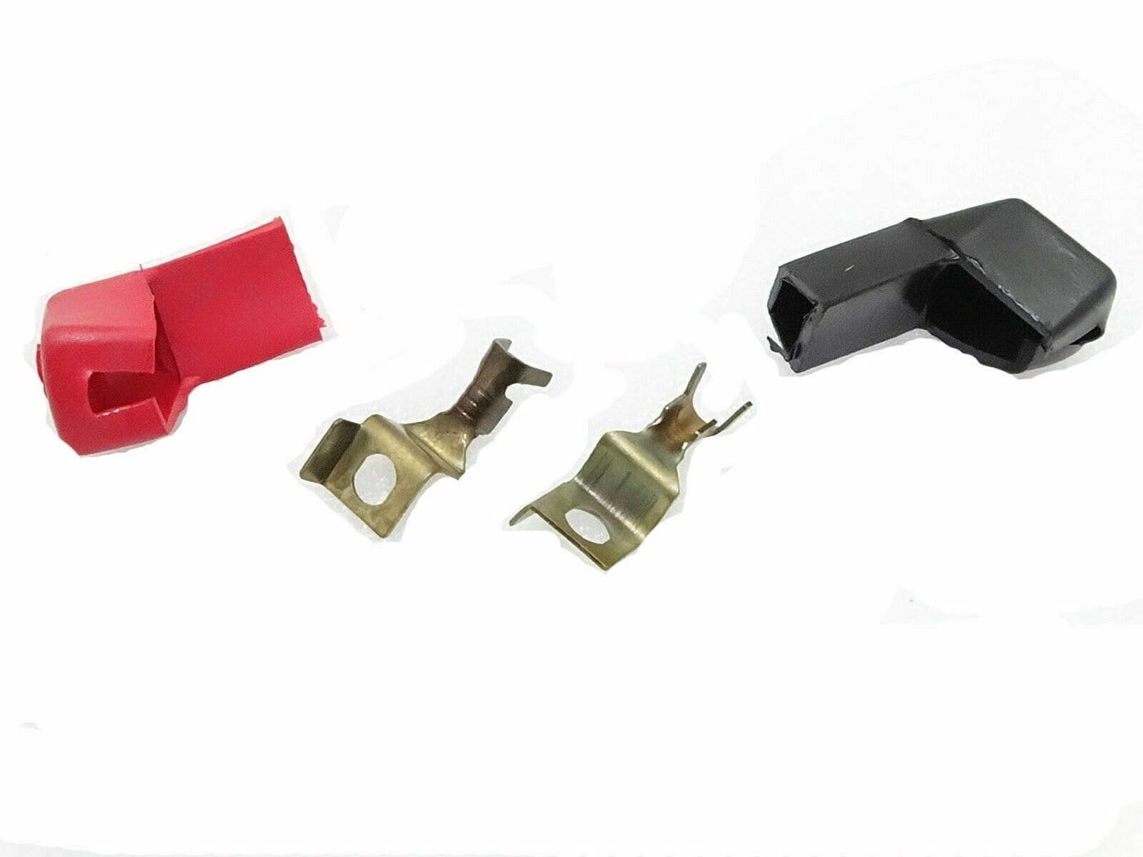 Royal Enfield Electric Start Model Battery Terminal Set - Positive & Negative Terminals for Motorcycle, ATV & Powersports - Durable & Corrosion-Resistant for Long-Lasting Performance