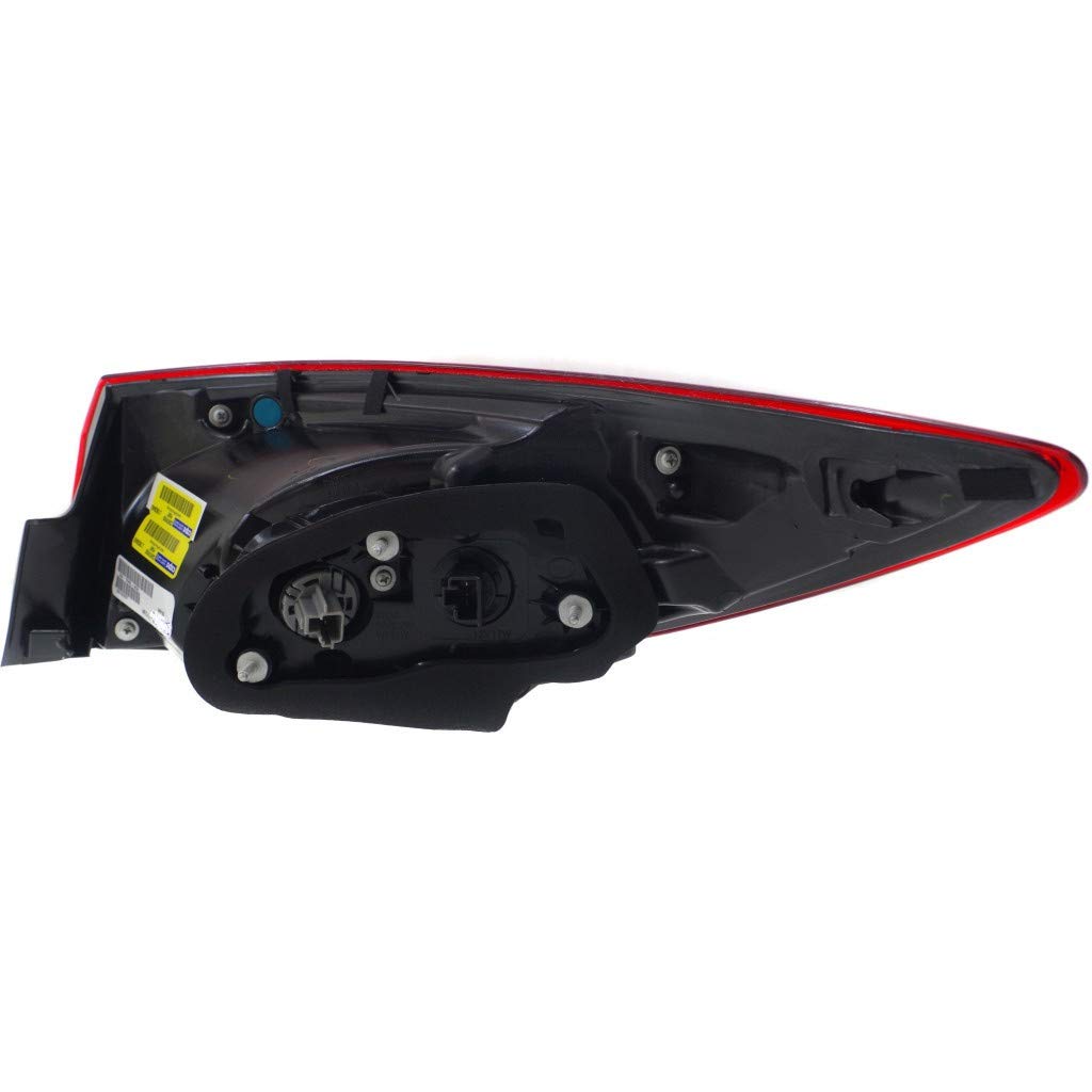 2014-2016 Mazda 3 Sedan Driver Side Tail Light - DOT Certified (Part #MA2804123, BJT1-51-160A) | Replacement for Broken/Scratched Lights | Perfect for Night Driving & Enhanced Safety