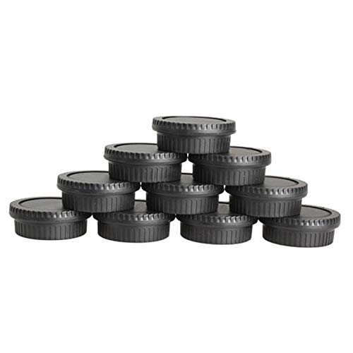 10pcs Universal DSLR Rear Lens Cover & Body Cap for Canon EOS EF SLR Cameras - Dust Protection for Camera Lens & Sensor - Perfect for Travel, Storage & Professional Photography