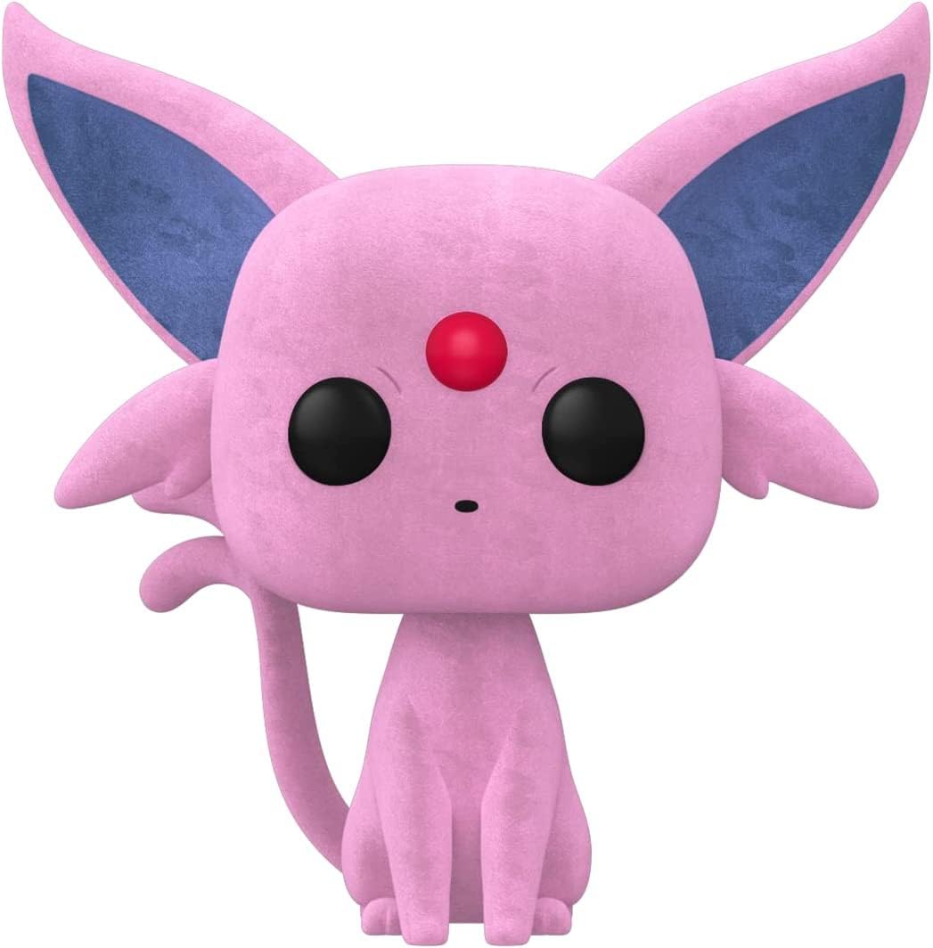 Funko Pop! Games: Pokemon - Espeon Flocked Vinyl Figure | Amazon Exclusive Collectible | Perfect for Pokemon Fans & Gift Giving