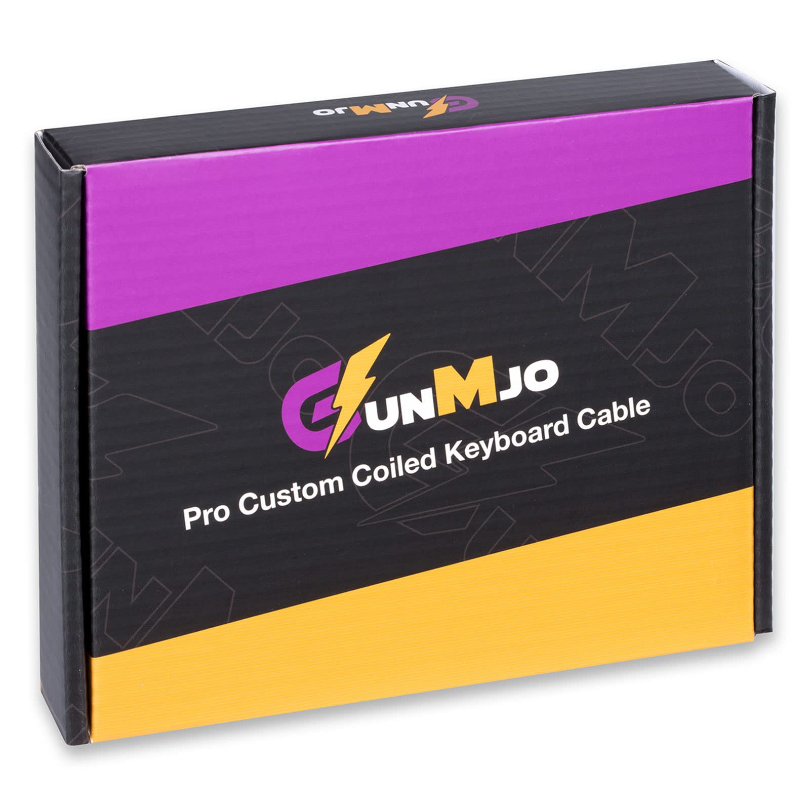 Premium GUNMJO Pro Custom Coiled USB C Cable for Mechanical Gaming Keyboards | Double-Sleeved Detachable Aviator Connector | 1.5M USB-C to USB-A Blue Cable for PC, Mac, PS5 & Workstation Setup