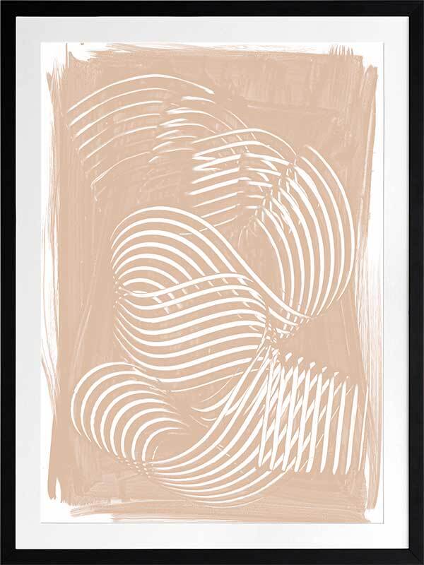 Fauves I Framed Art Print - Modern Abstract Wall Decor for Living Room, Bedroom & Office - Premium Canvas Painting for Home & Office Decoration