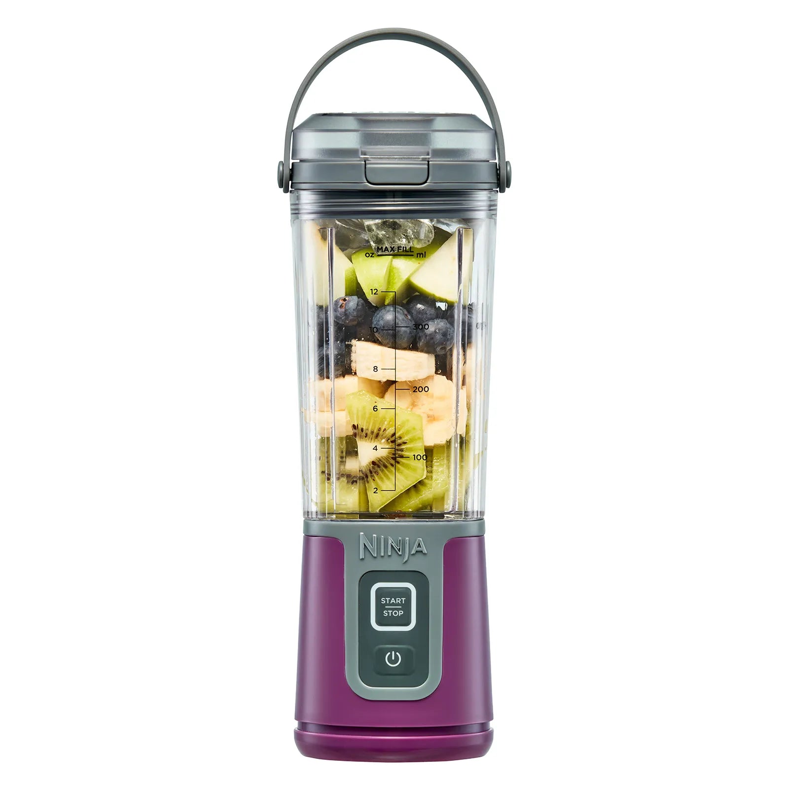 Ninja Blast Portable Blender - 500W Powerful Personal Smoothie Maker, USB Rechargeable Travel Blender for Shakes, Juices & Protein Drinks - Perfect for Gym, Office & Outdoor Adventures