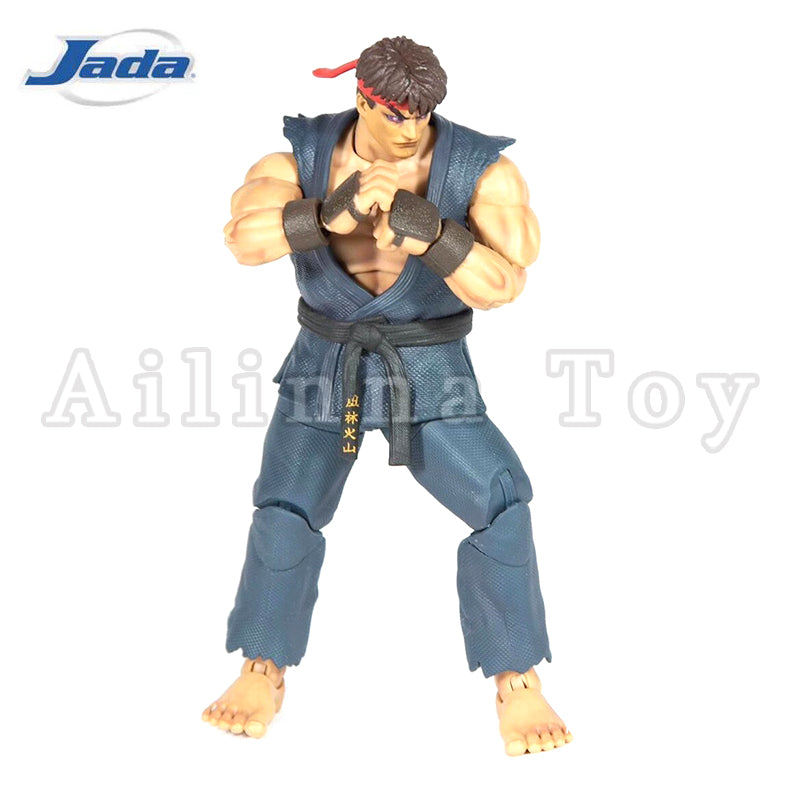 Jada Toys 1/12 Scale 6-Inch Evil Ryu Action Figure - Ultra Street Fighter II: The Final Challengers Collectible for Display & Gaming Enthusiasts