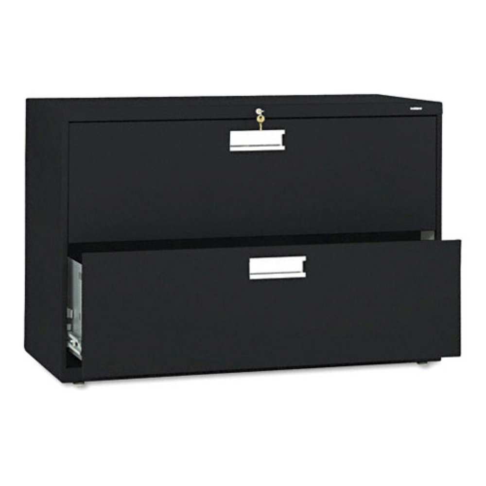 HON 600 Series 42 Inch Two Drawer Lateral File Cabinet - Office Storage Solution for Documents & Folders - Perfect for Home Office, Business & Professional Workspaces