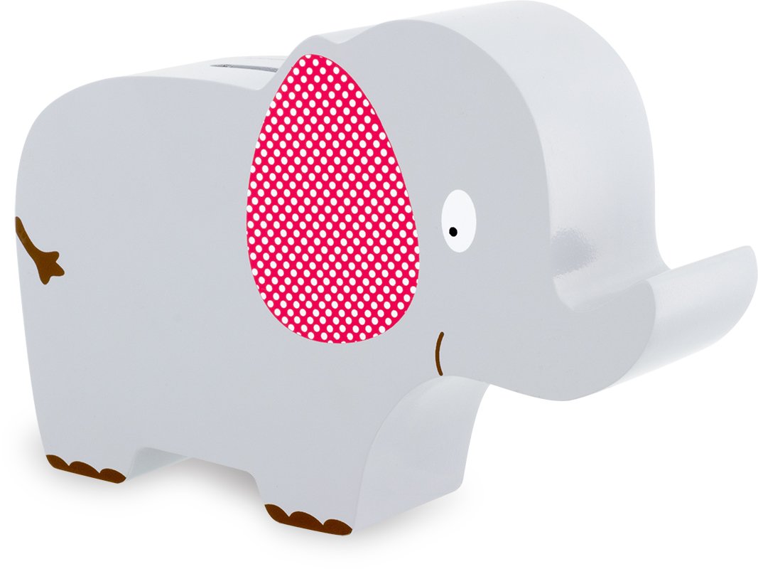 Ulysses 3924 Elephant Shaped Money Box - Cute Piggy Bank for Kids Savings & Coin Collection - Perfect for Birthday Gifts, Home Decor, and Financial Education