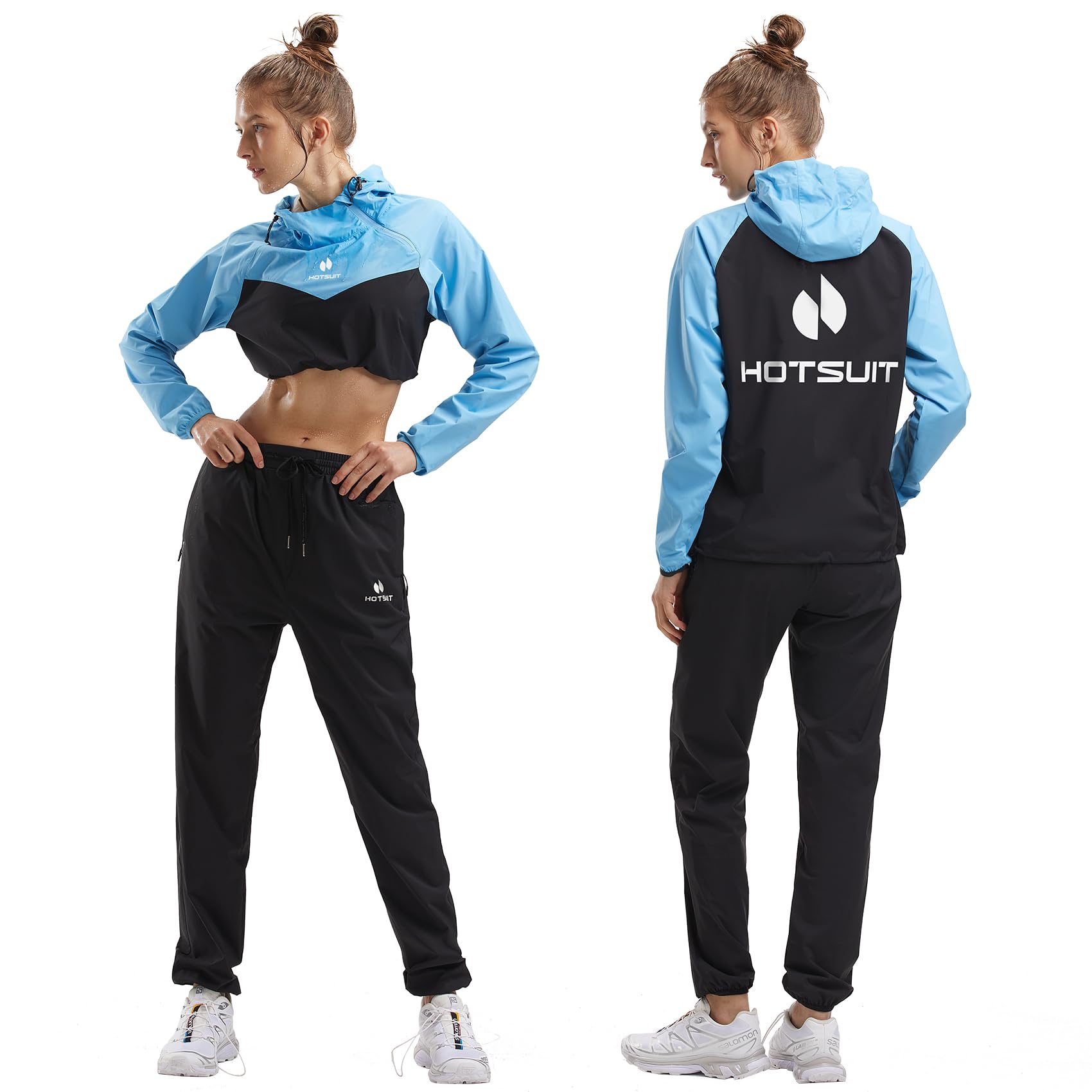 HOTSUIT Women's Sauna Suit for Weight Loss - Sweatproof Workout Jacket for Boxing, Gym & Fitness Training - Perfect for Home Exercise & Fat Burning Sessions