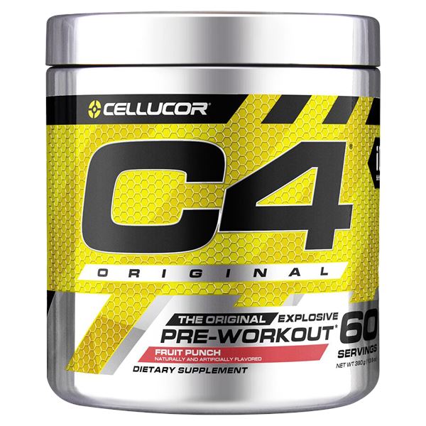 Cellucor C4 Pre Workout Powder - Energy & Endurance Booster for Gym, Running & Fitness | Best for Athletes & Bodybuilders | Fruit Punch Flavor