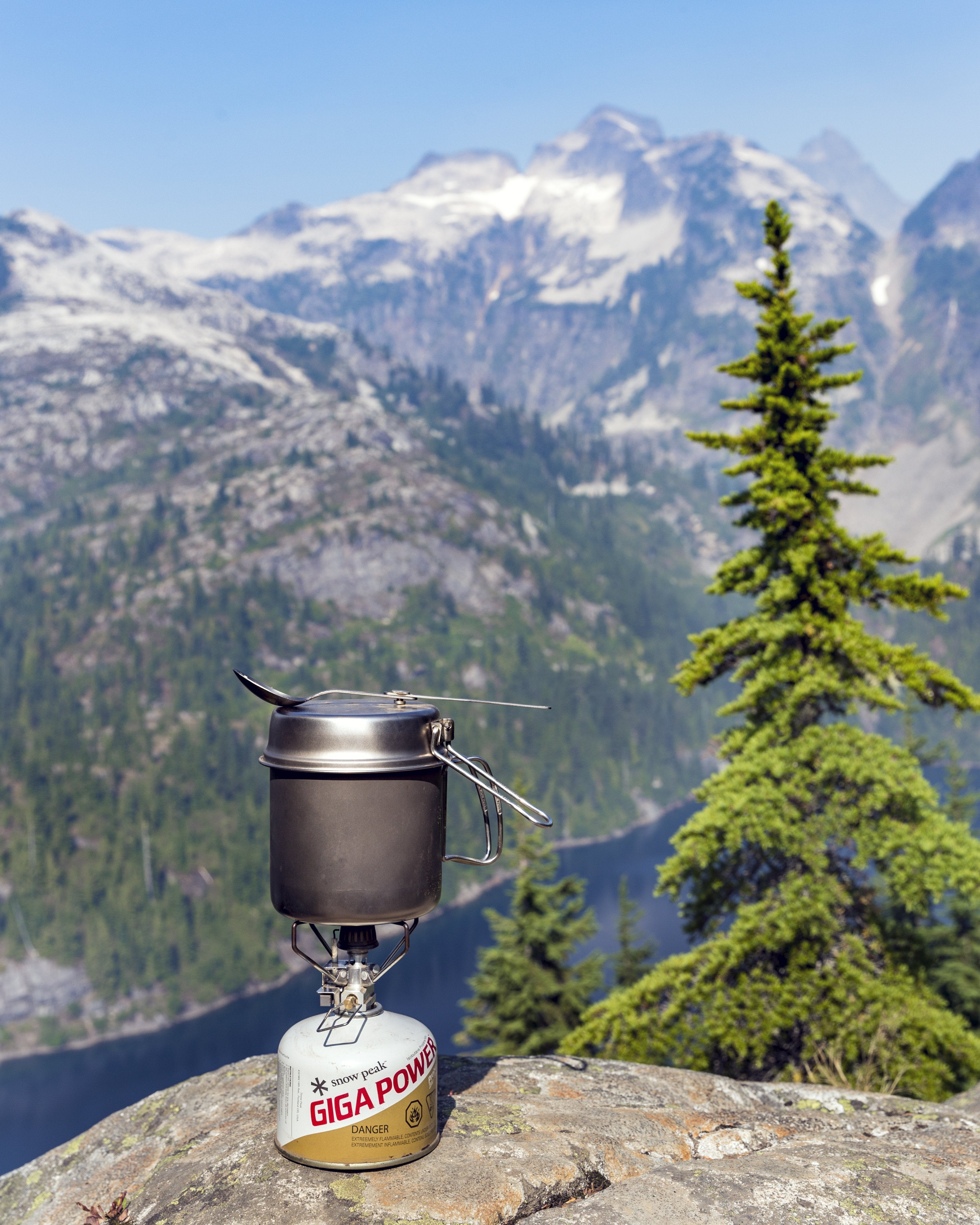 GigaPower Stove 2.0 Portable Camping Stove - Auto Ignition, High Efficiency Outdoor Cooking Gear for Backpacking, Hiking & Emergency Preparedness