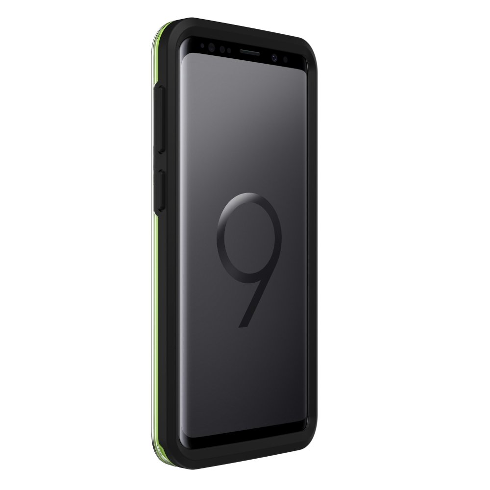 LifeProof Slam Waterproof Case for Samsung Galaxy S9 - Black Lime | Shockproof & Drop Protection | Perfect for Outdoor Adventures & Daily Use