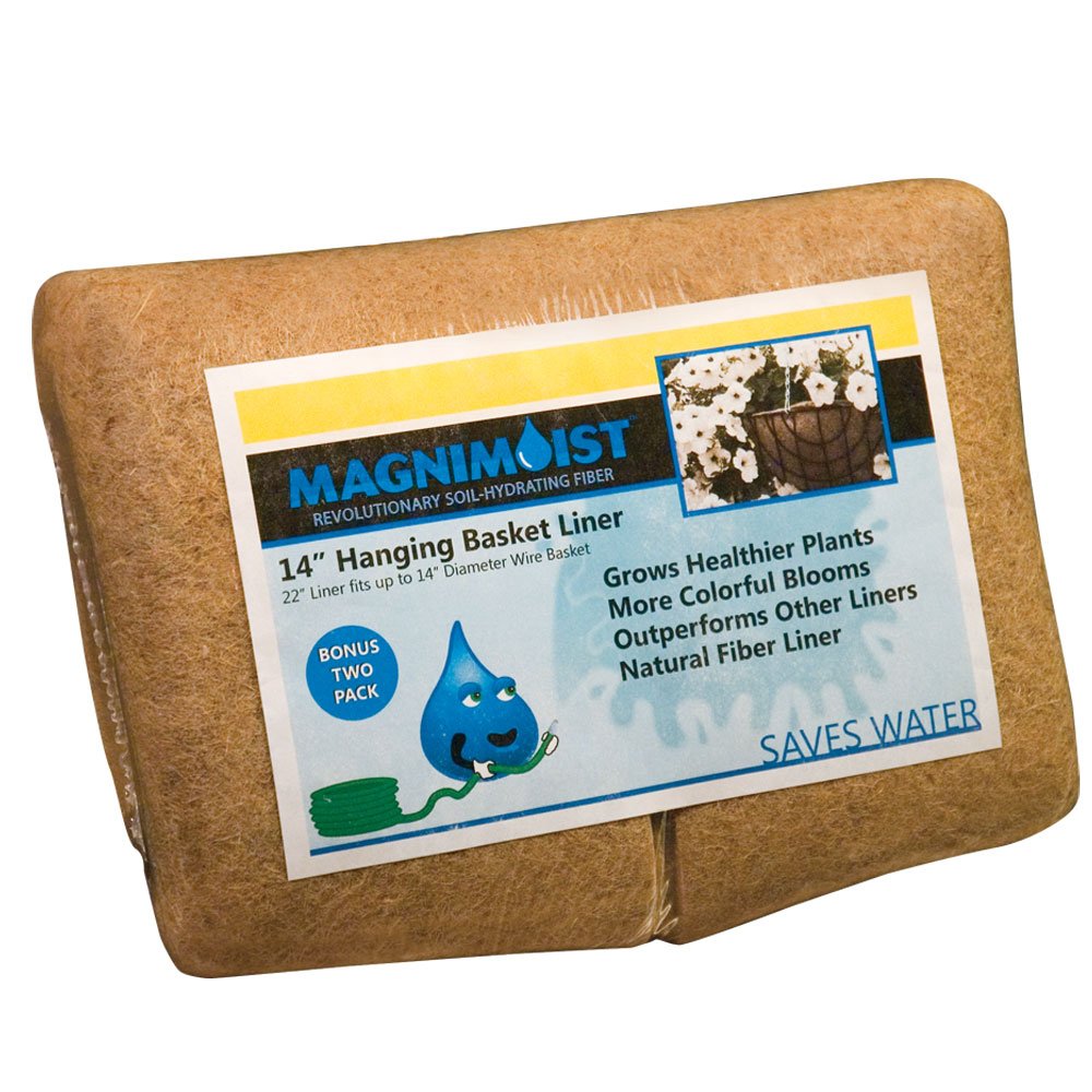 MagniMoist Basket Liner 12-14 Inch - Perfect for Home & Garden Decor