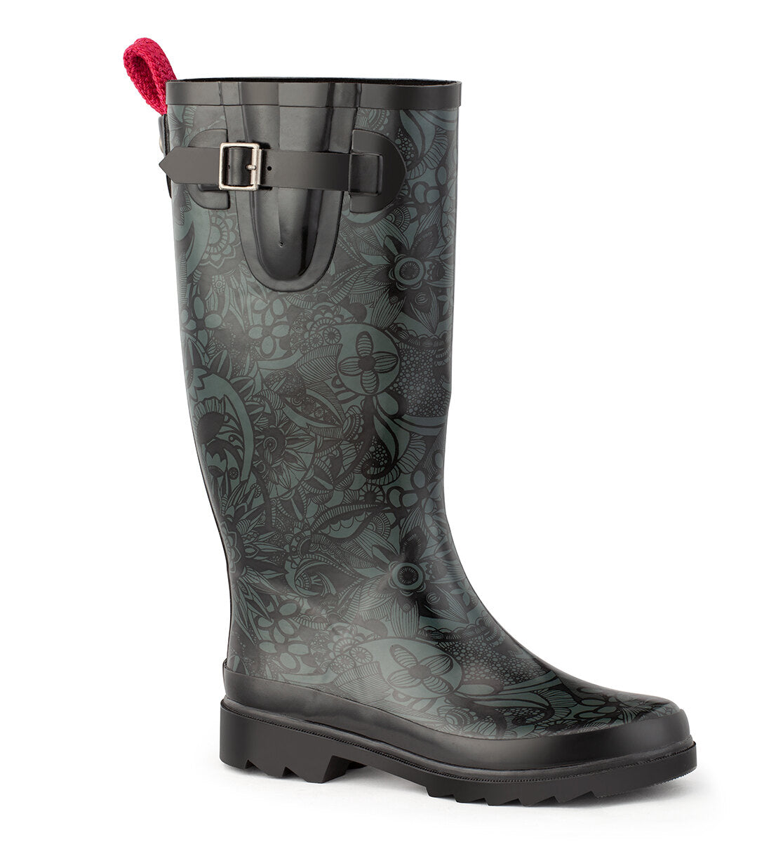Rhythm Rain Boots for Women - Waterproof Rubber Rain Boots with Comfortable Cushioning - Perfect for Gardening, Hiking & Outdoor Activities